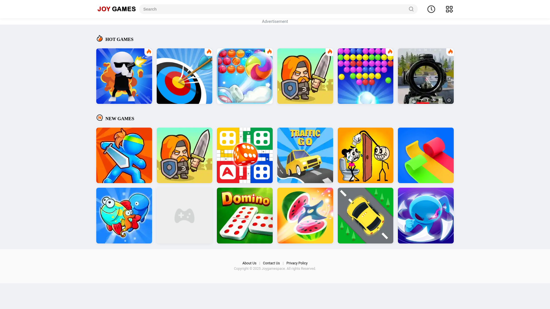 website screenshot of https://joygamespacetop.pages.dev/