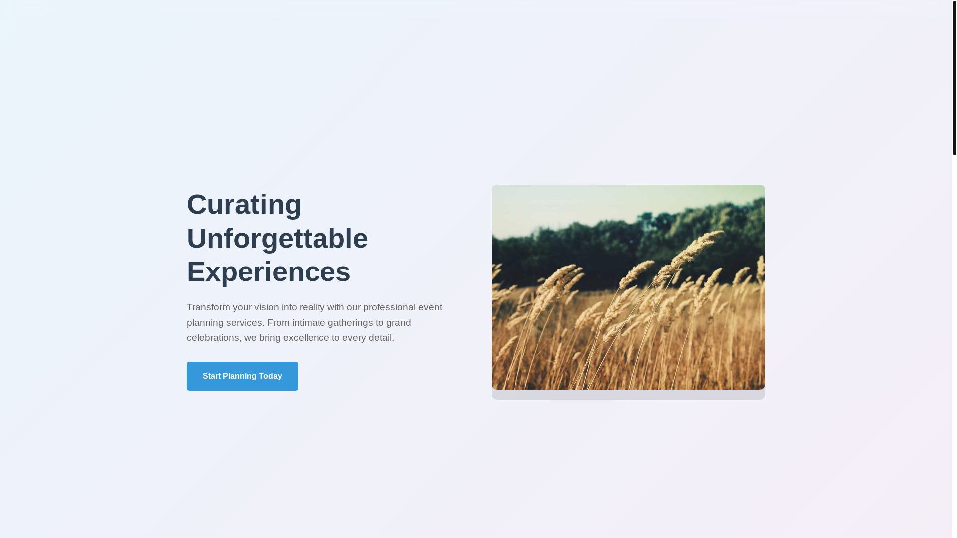 website screenshot of https://eventplanningcurators.click/
