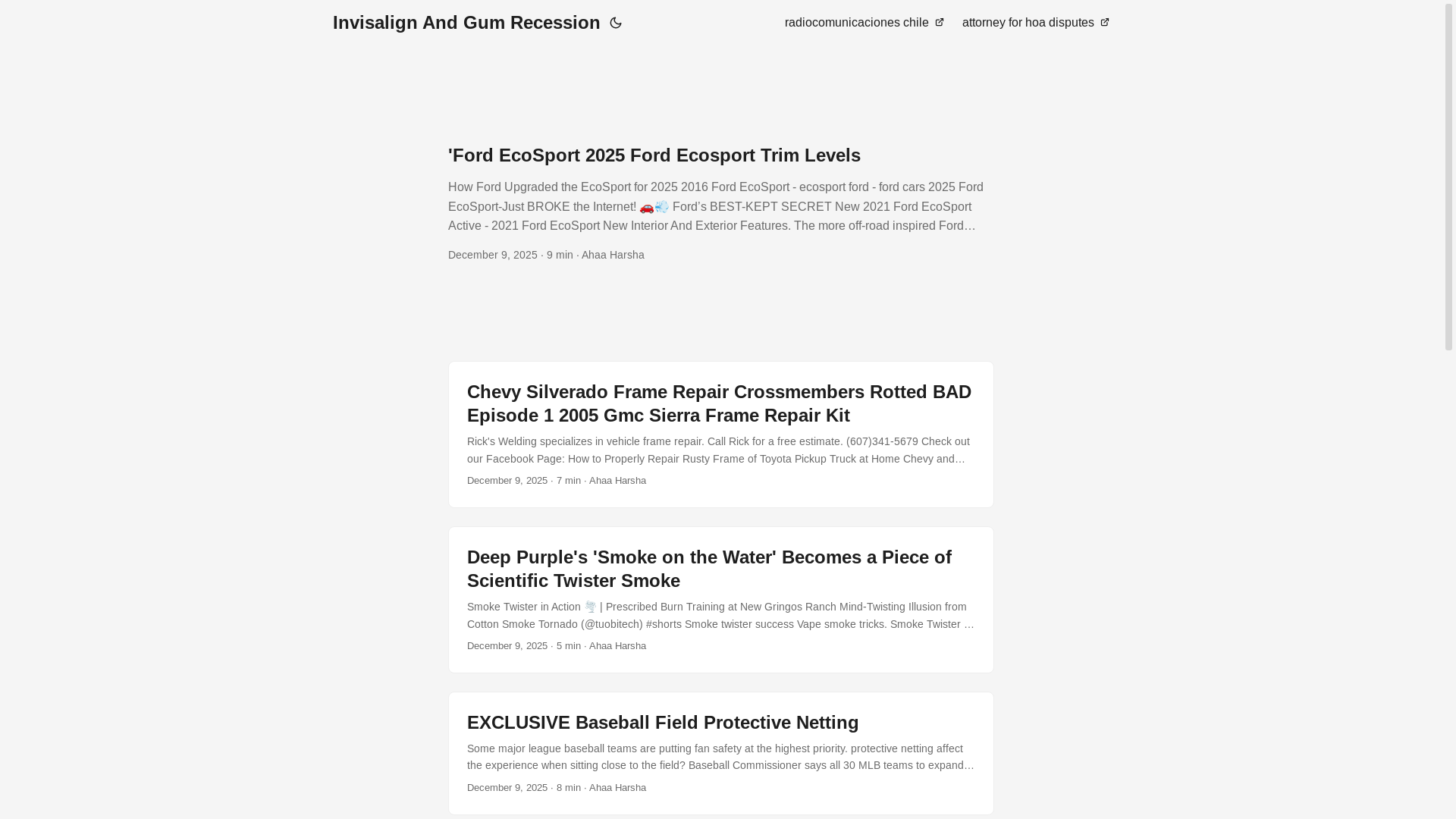 website screenshot of https://invisalignandgumrecession.pages.dev/