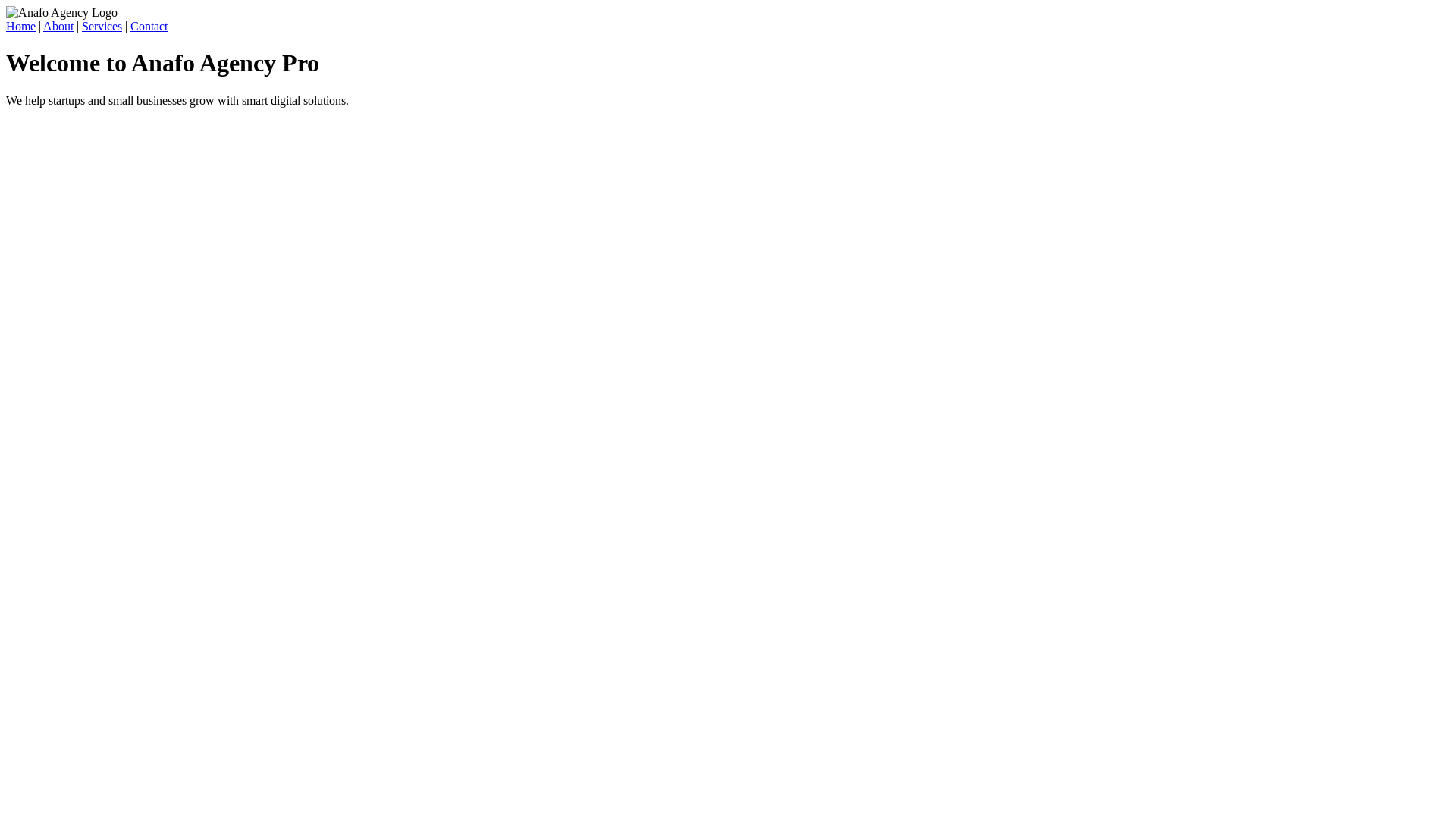 website screenshot of https://anafo-agency-pro.pages.dev/