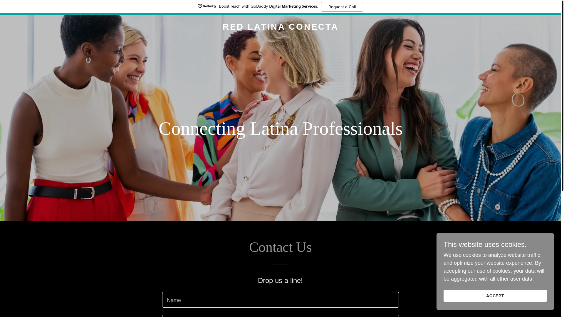 website screenshot of https://redlatinaconecta.com/