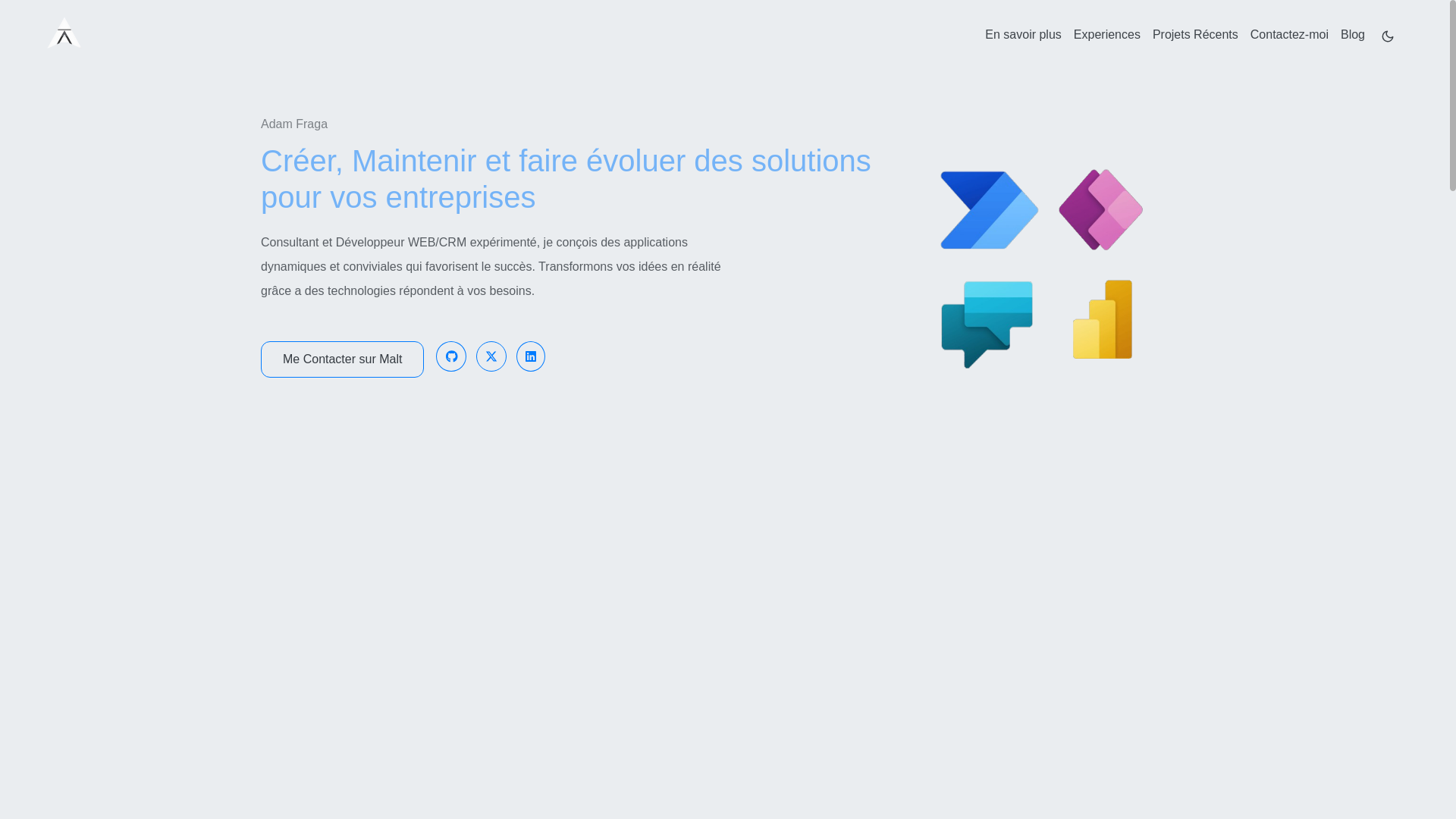 website screenshot of https://adalabs.fr/