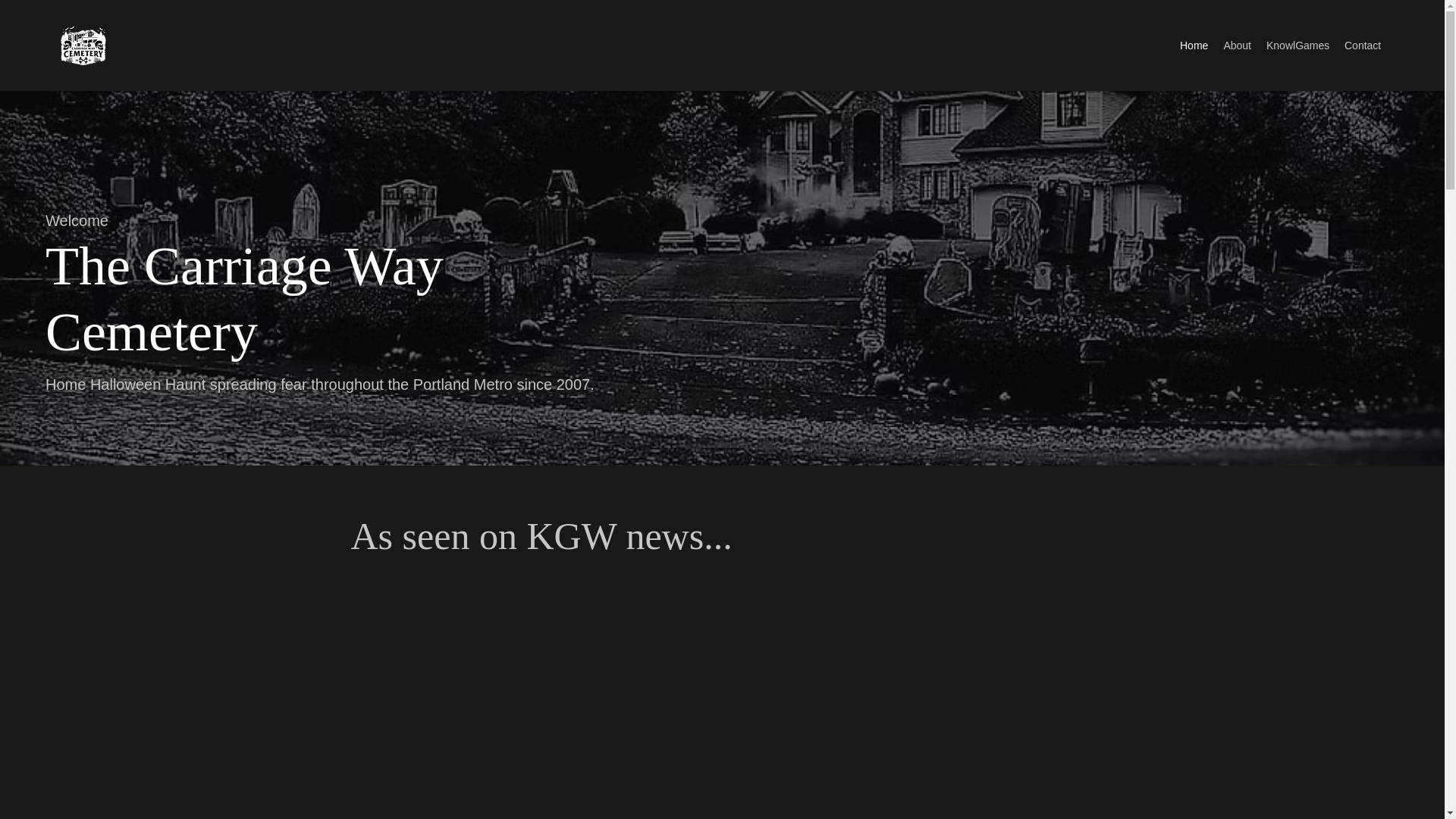 website screenshot of https://carriagewaycemetery.com/