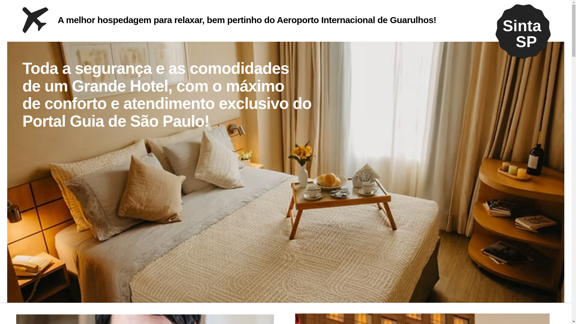 website screenshot of https://hotelaeroportoguarulhos.com.br/