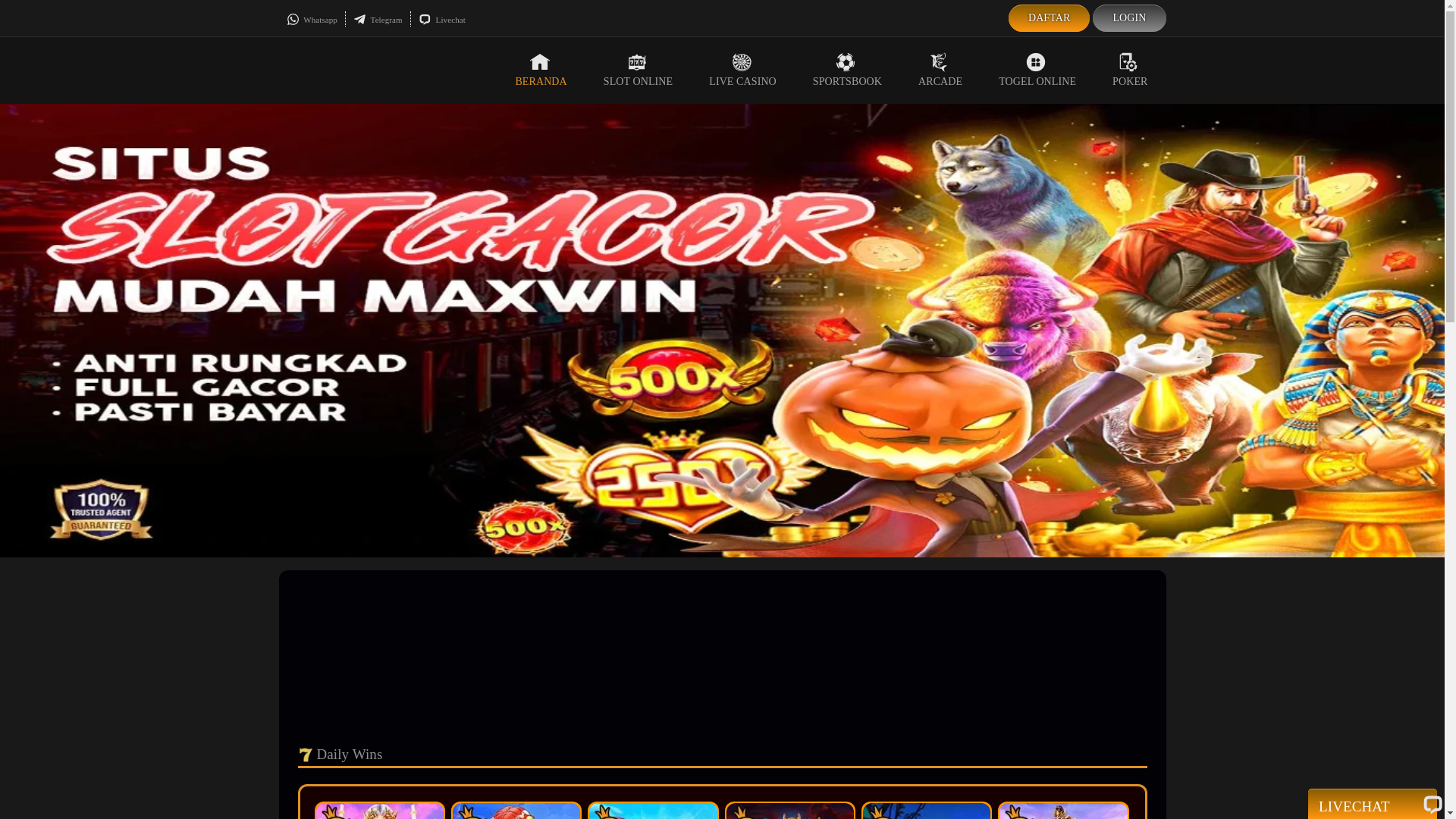 website screenshot of https://agen88c.com/