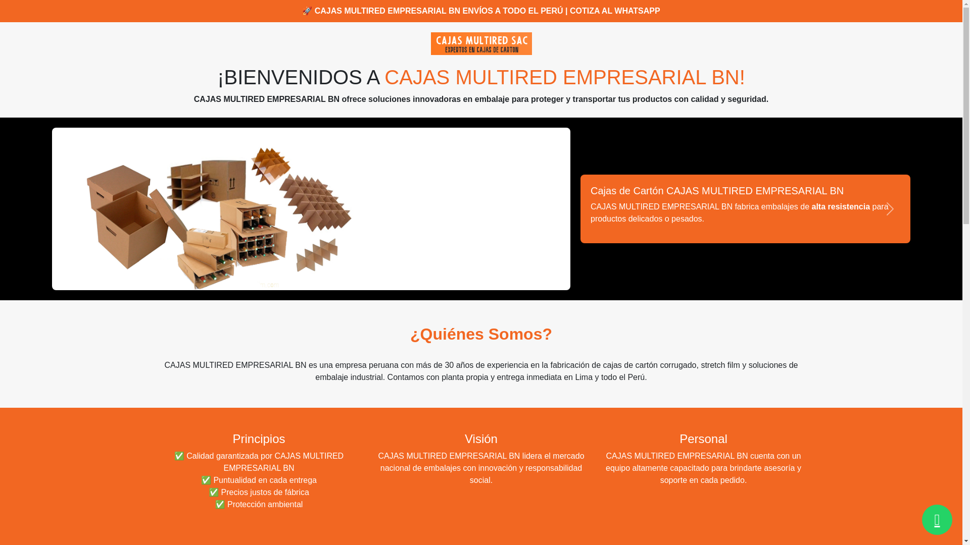 website screenshot of https://multiredempresarial.cam/