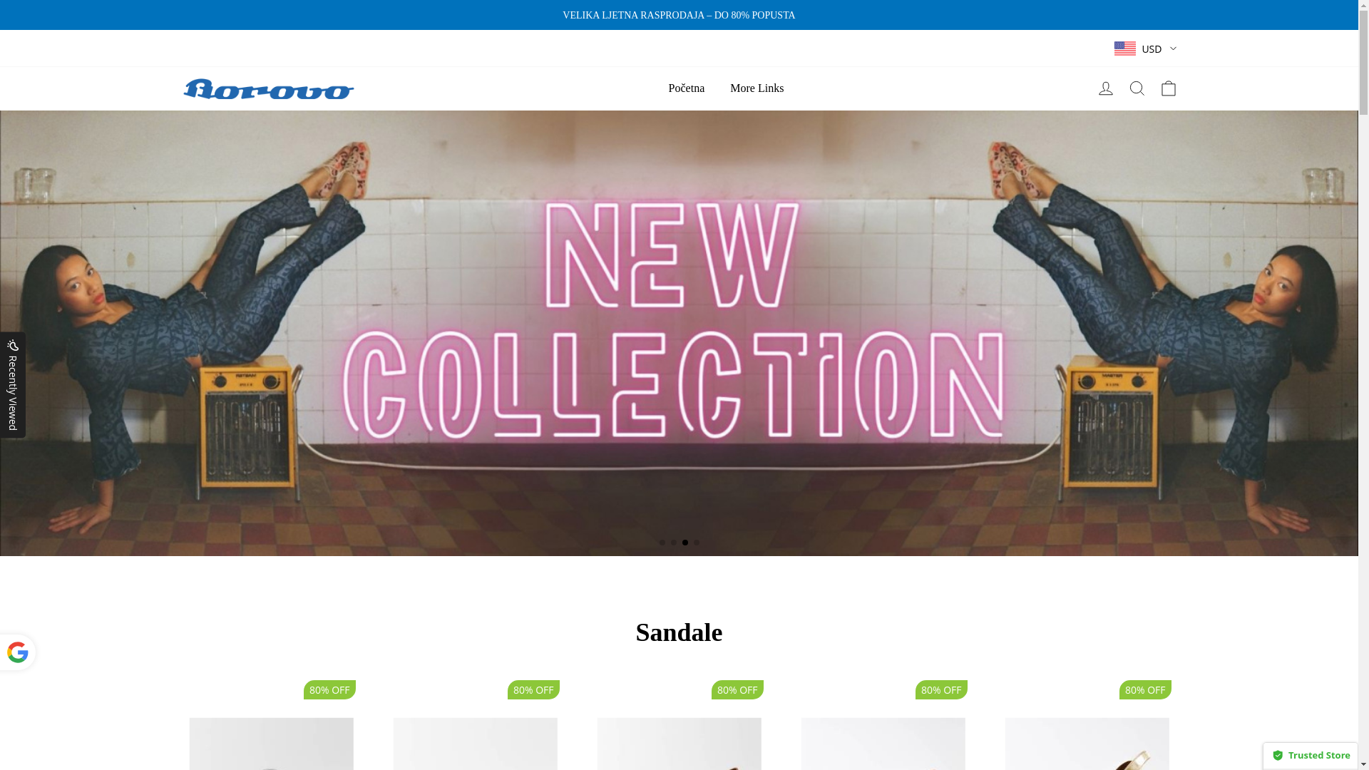 website screenshot of https://borovostore.club/
