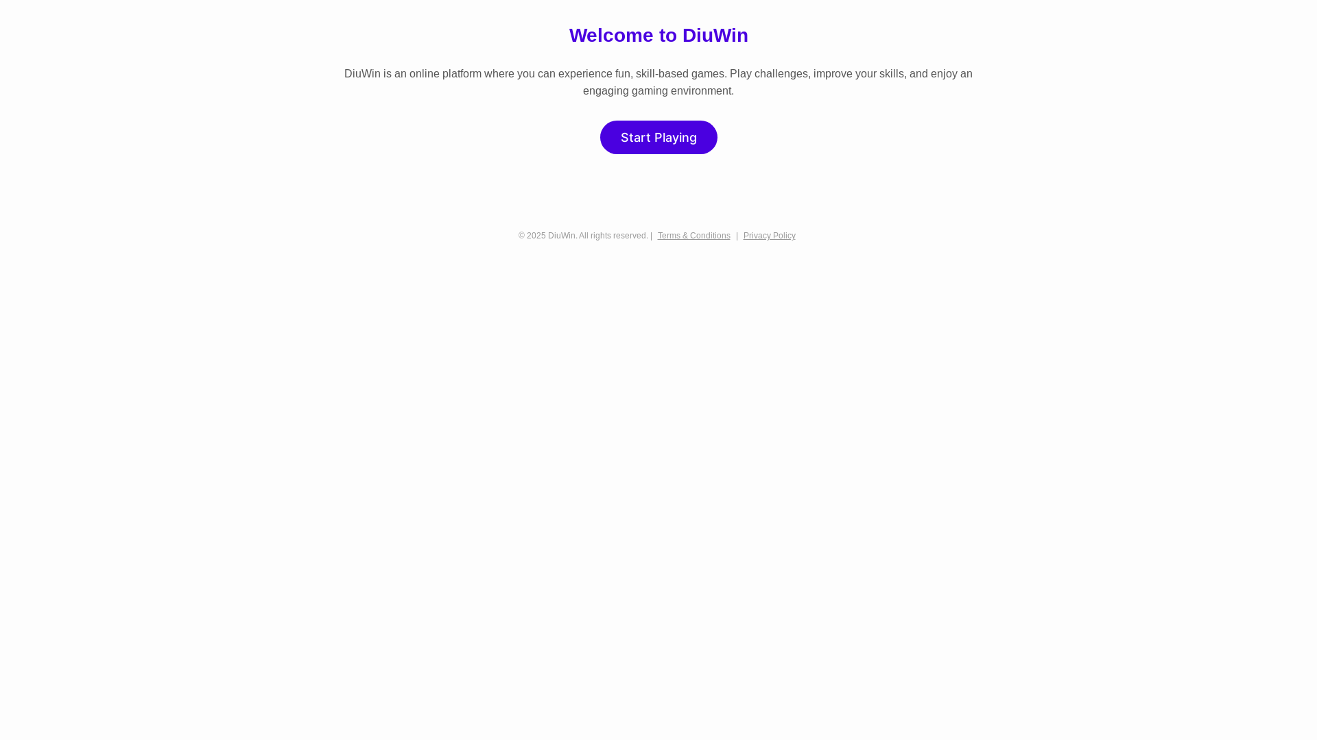 website screenshot of https://diu-win-live.online/