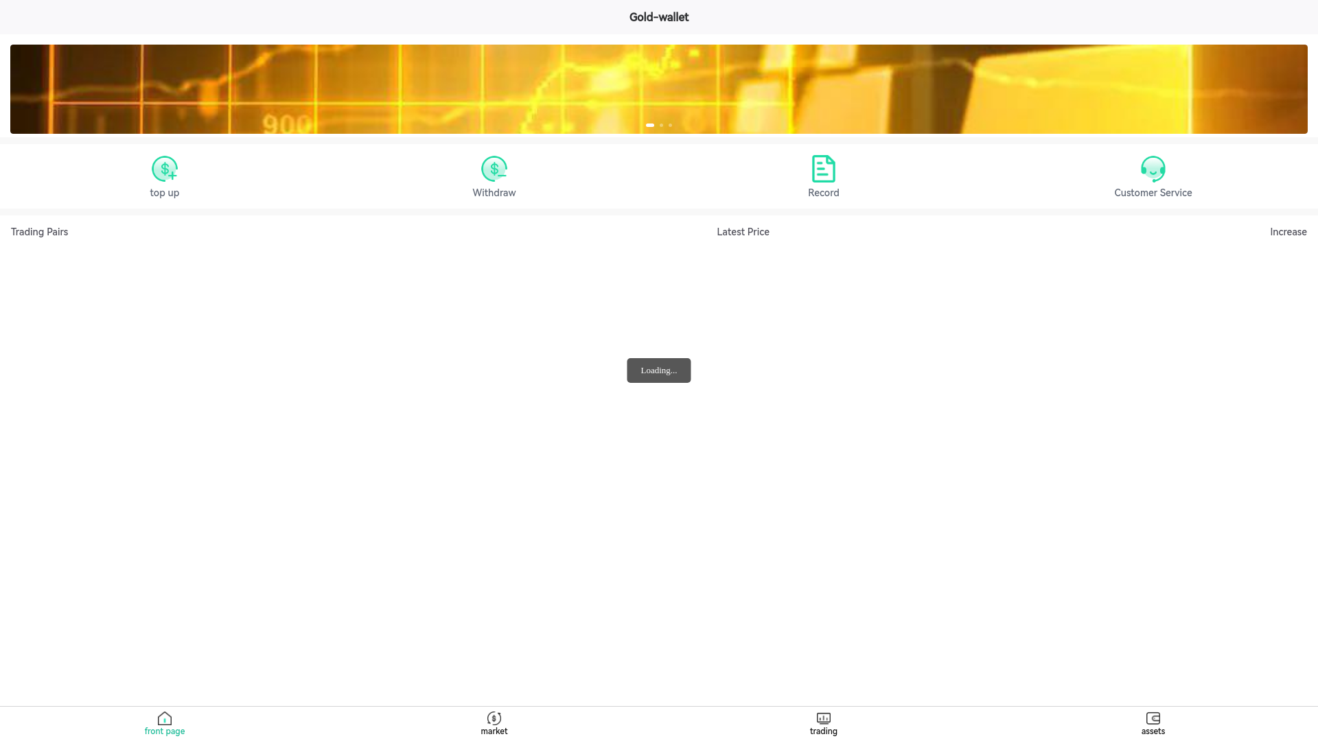website screenshot of https://xautusdt-spot.top/?shiny