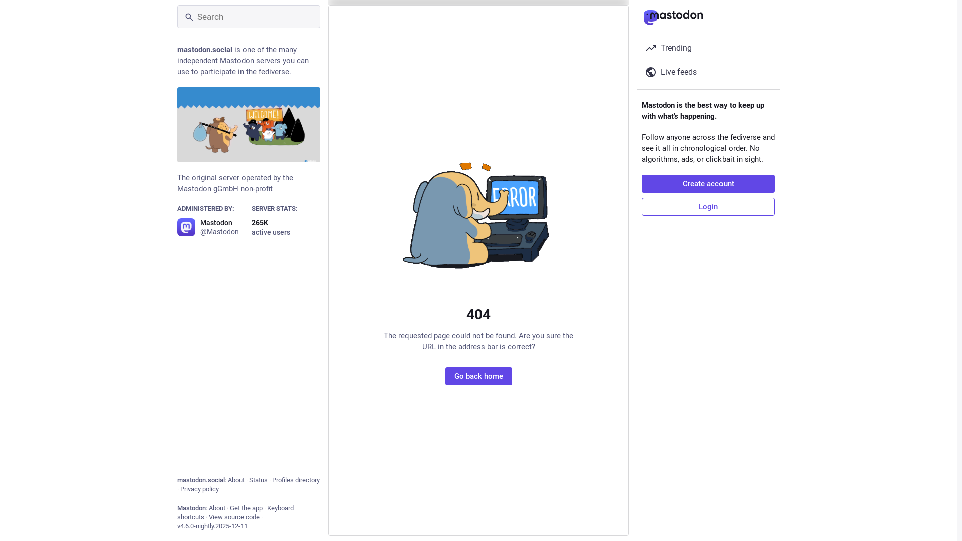website screenshot of https://mastodon.social/ap/users/115620354512741151/statuses/115707160167820365