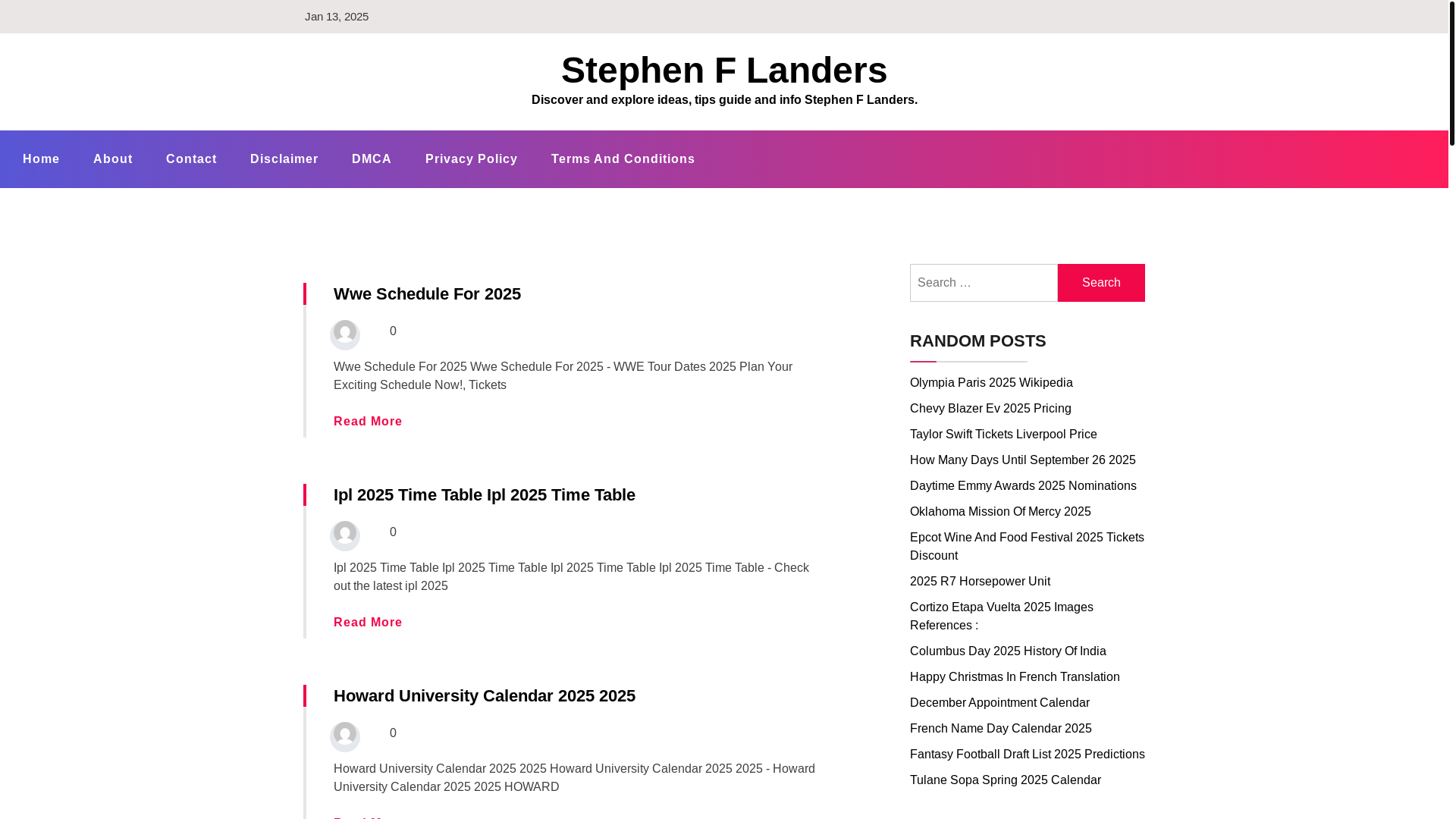 website screenshot of https://stephenflandersw.pages.dev/