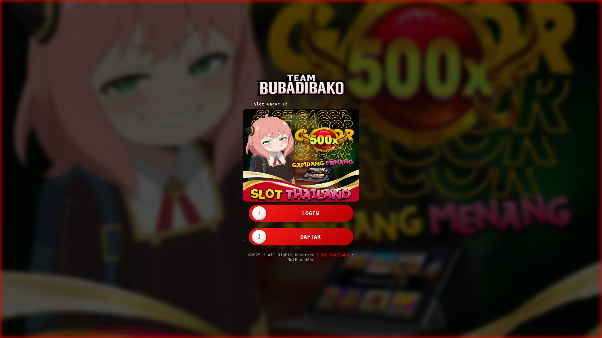 website screenshot of https://slot-thailand-notfoundseo.pages.dev/