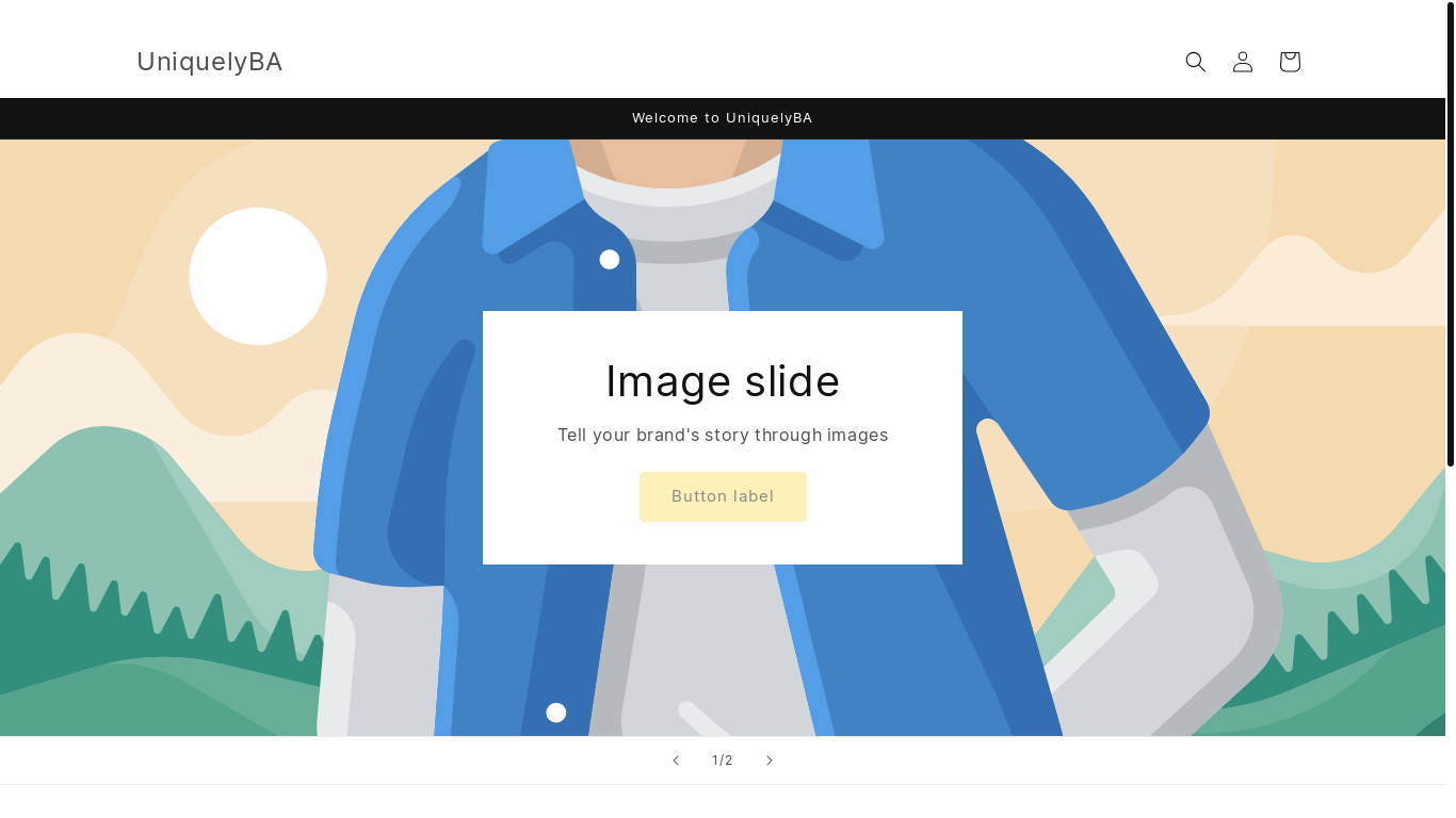 website screenshot of https://uniquelyba.com/