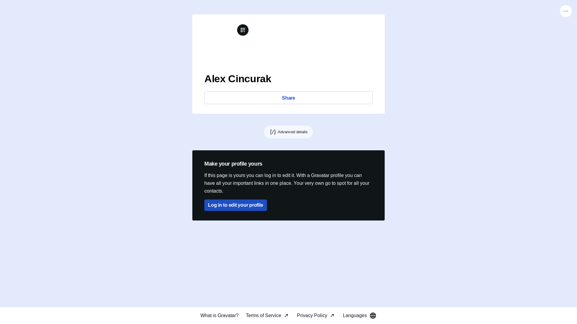 website screenshot of https://cincurak.link/