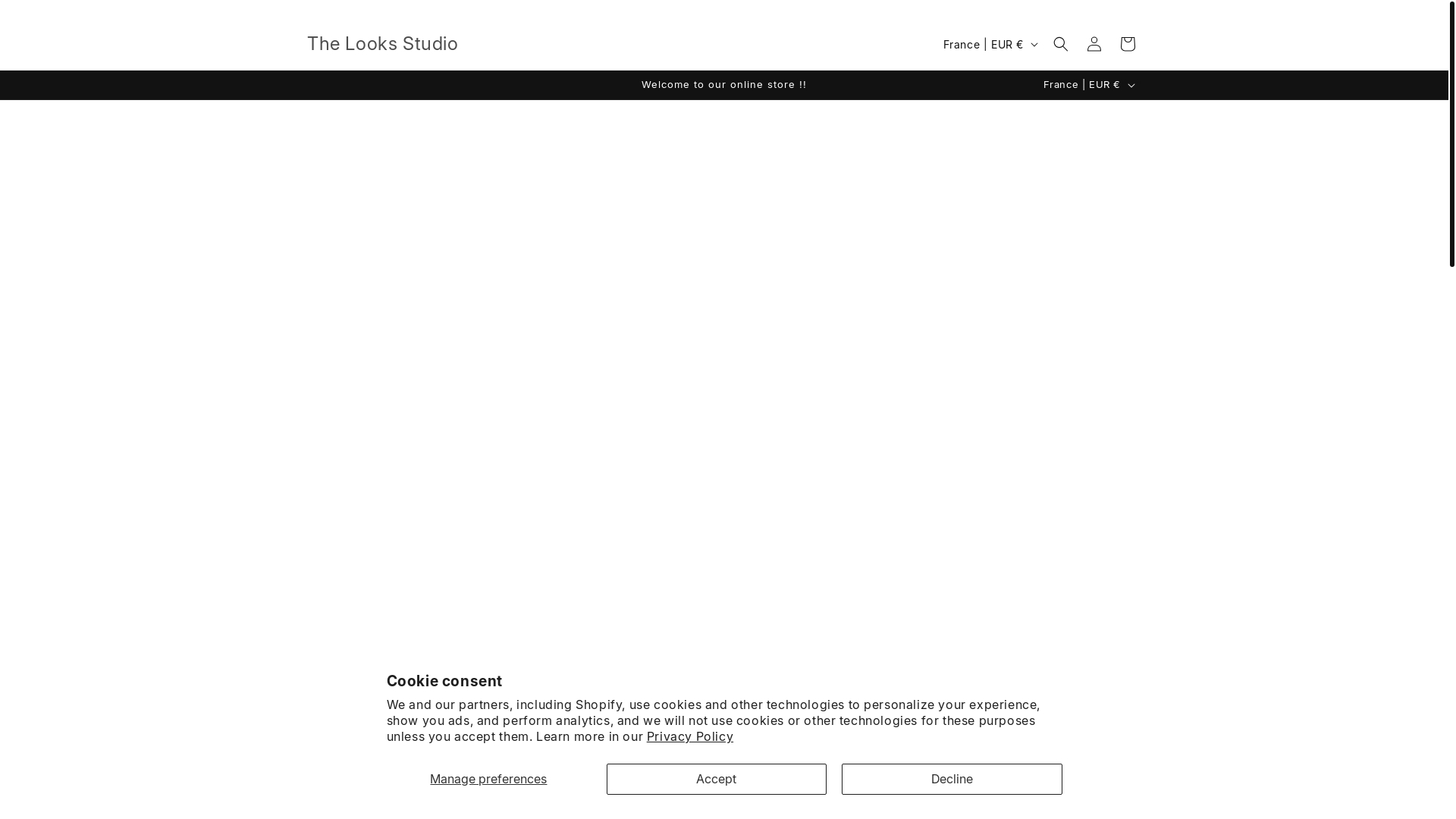 website screenshot of https://thelooks-studio.com/
