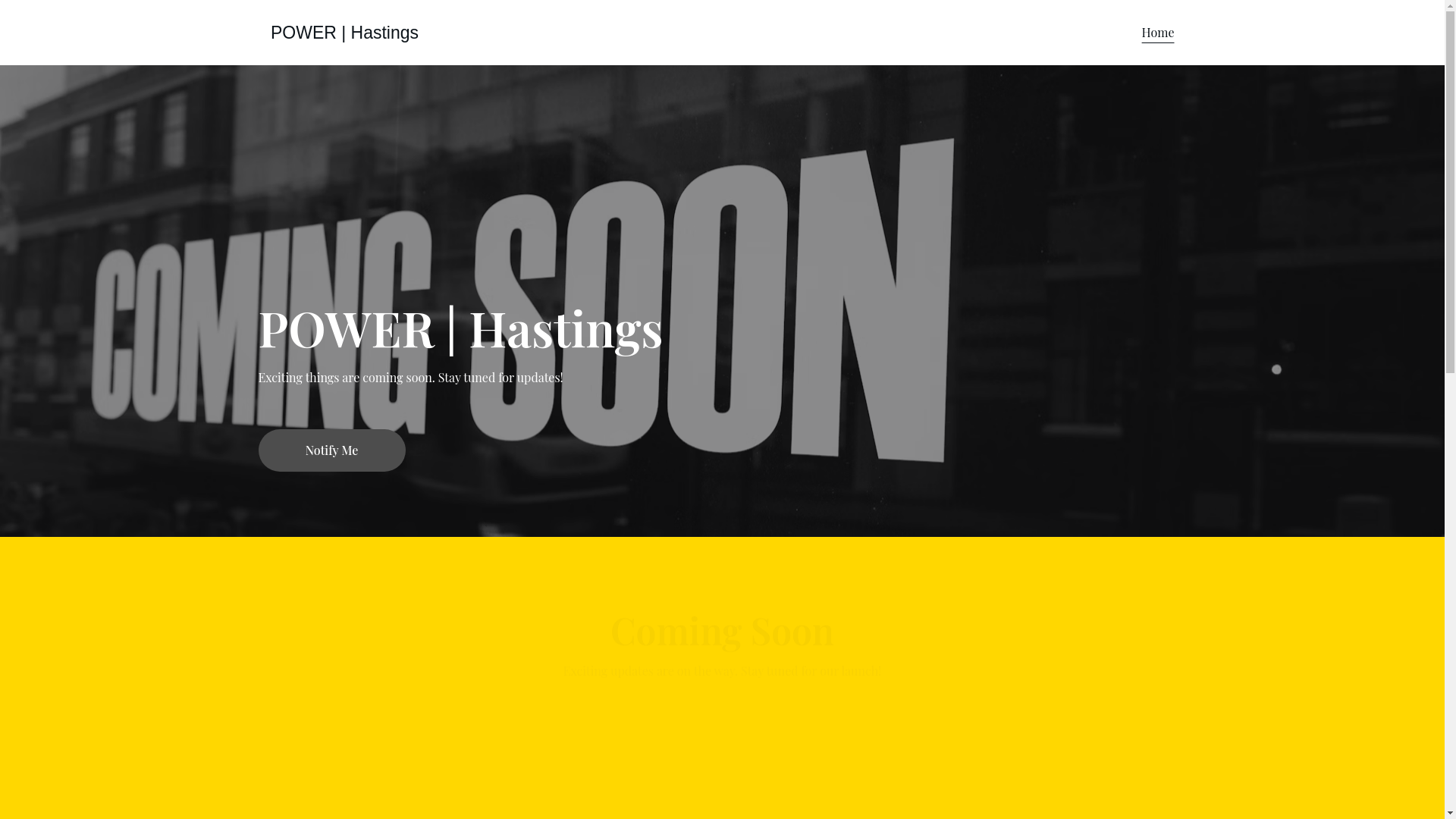 website screenshot of https://powerhastings.co.uk/