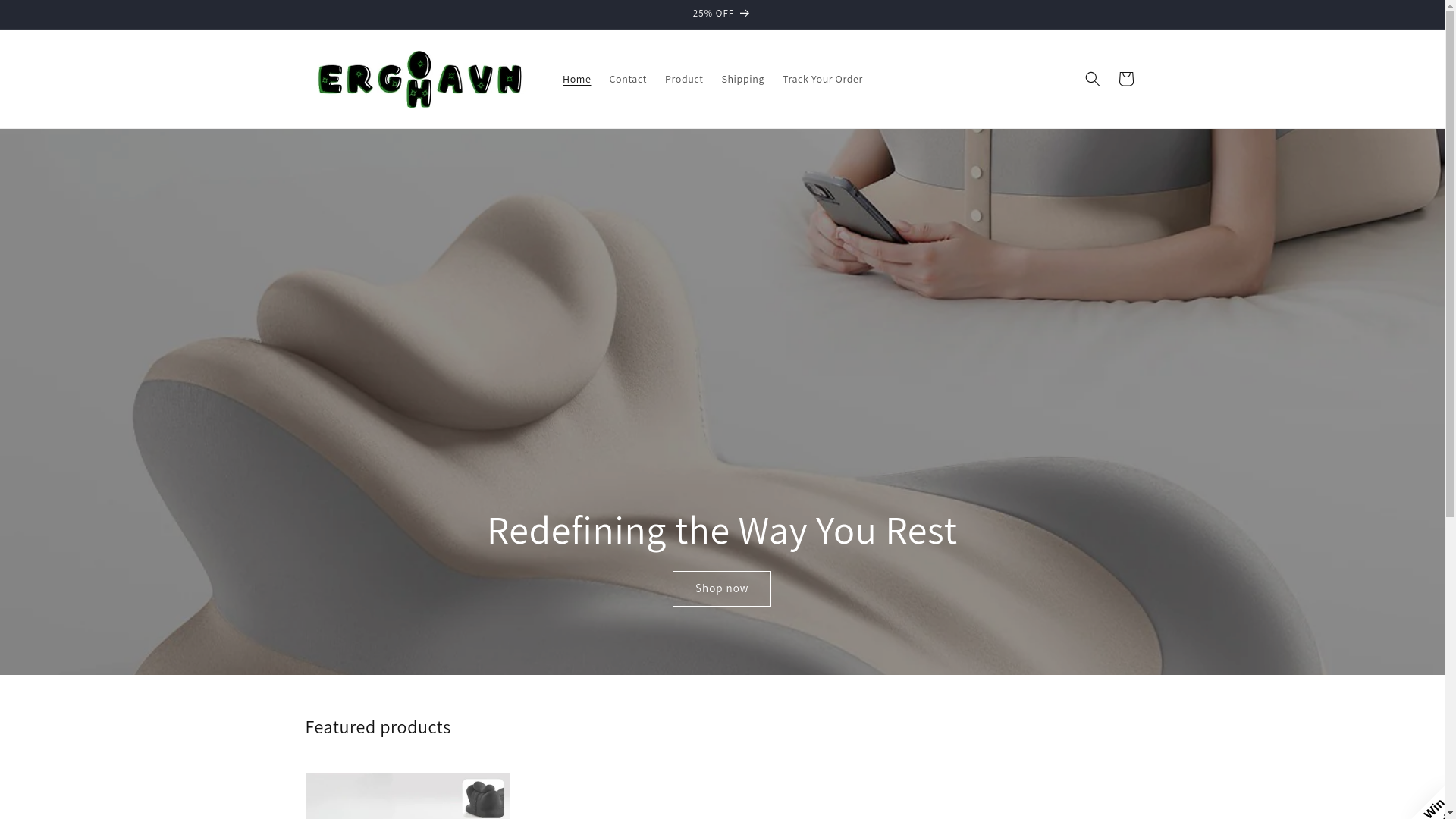 website screenshot of https://ergonomihavn.com/
