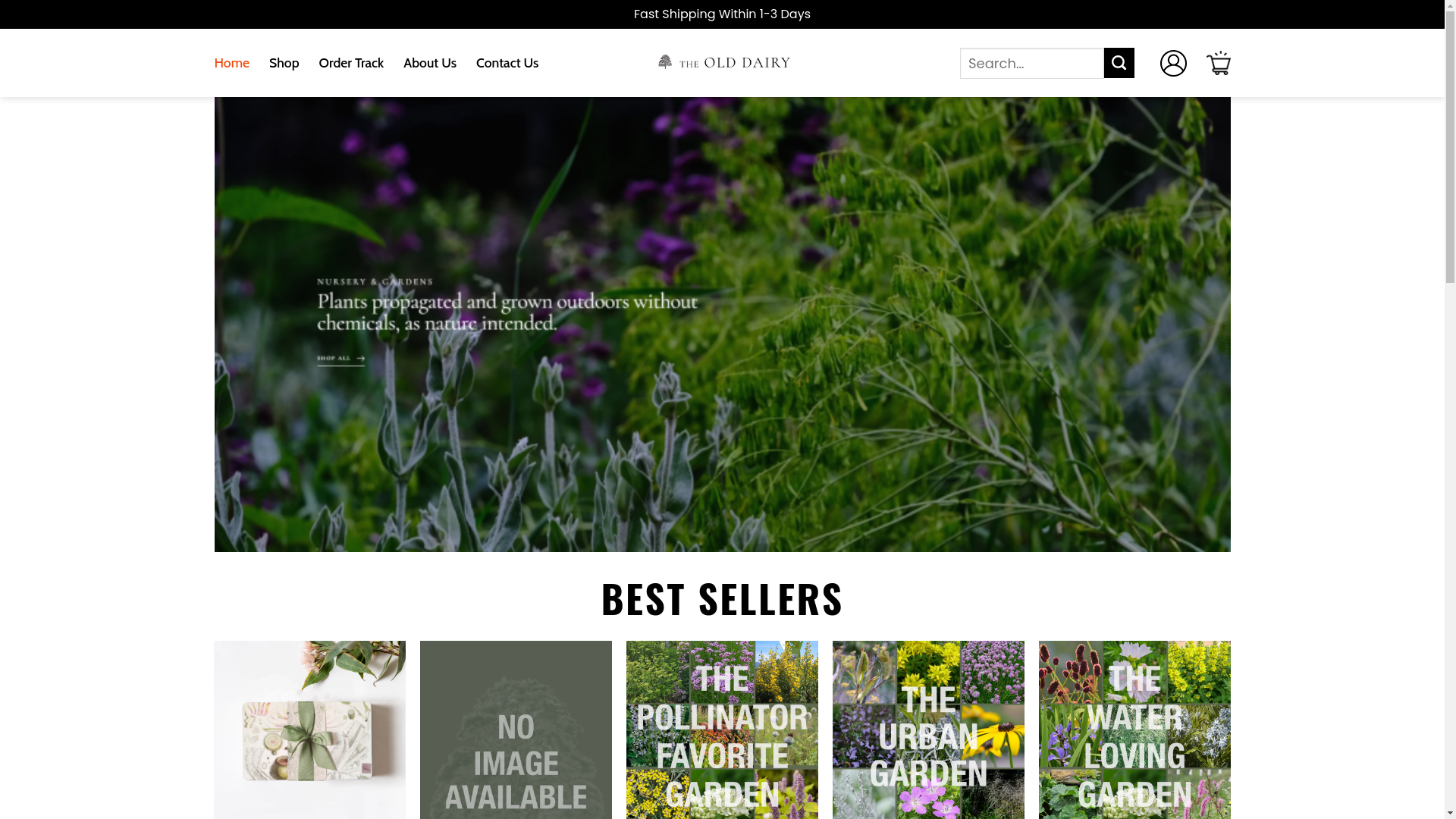 website screenshot of https://haloolddairynursery.shop/