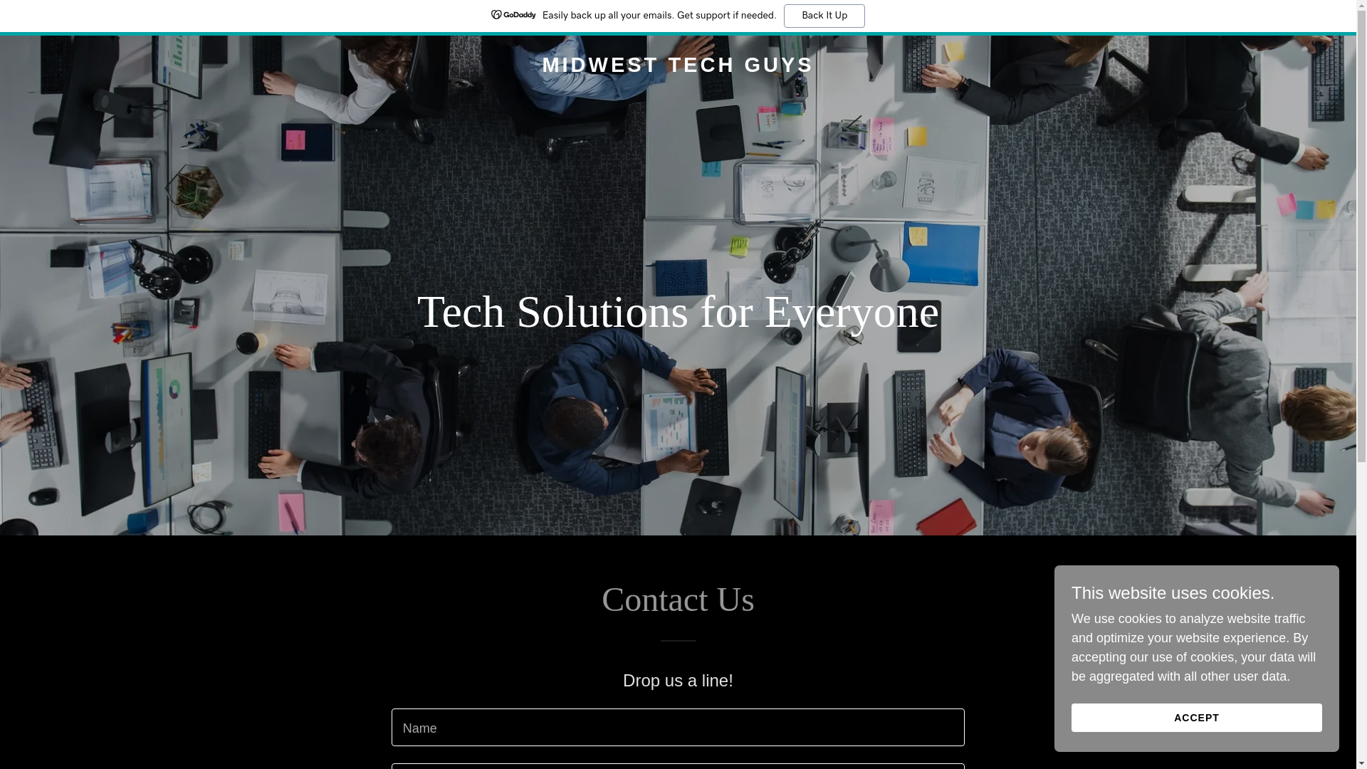 website screenshot of https://midwesttechguys.com/