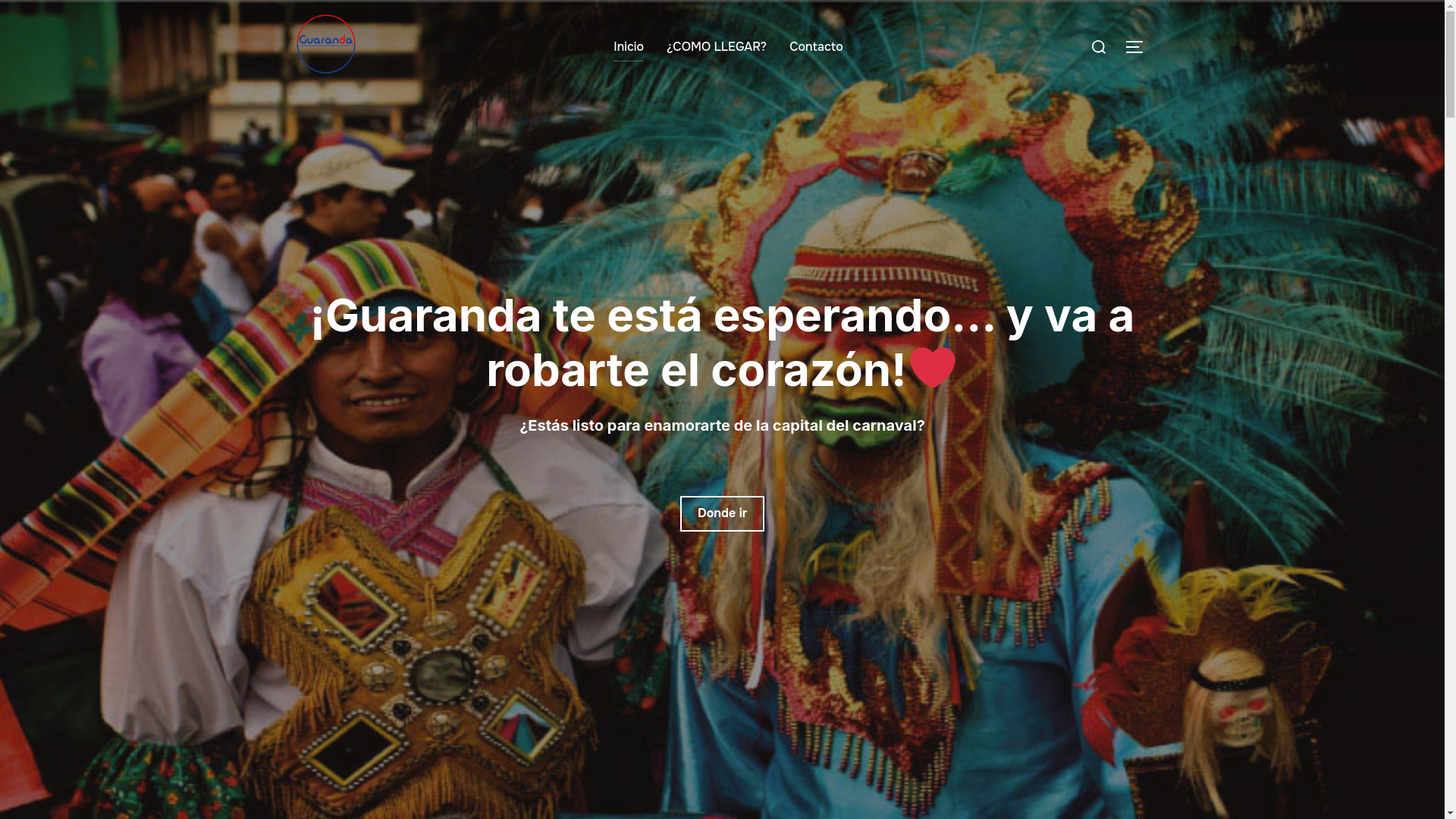 website screenshot of https://guaranda.fun/