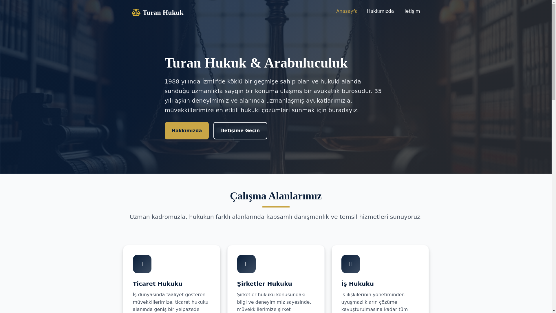website screenshot of https://website-turan-hukuk-4aw.pages.dev/