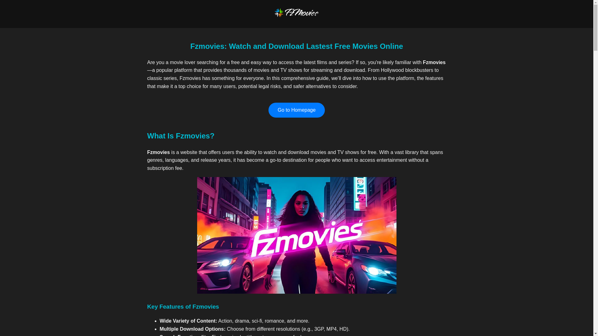 website screenshot of https://fzmovies.vu/