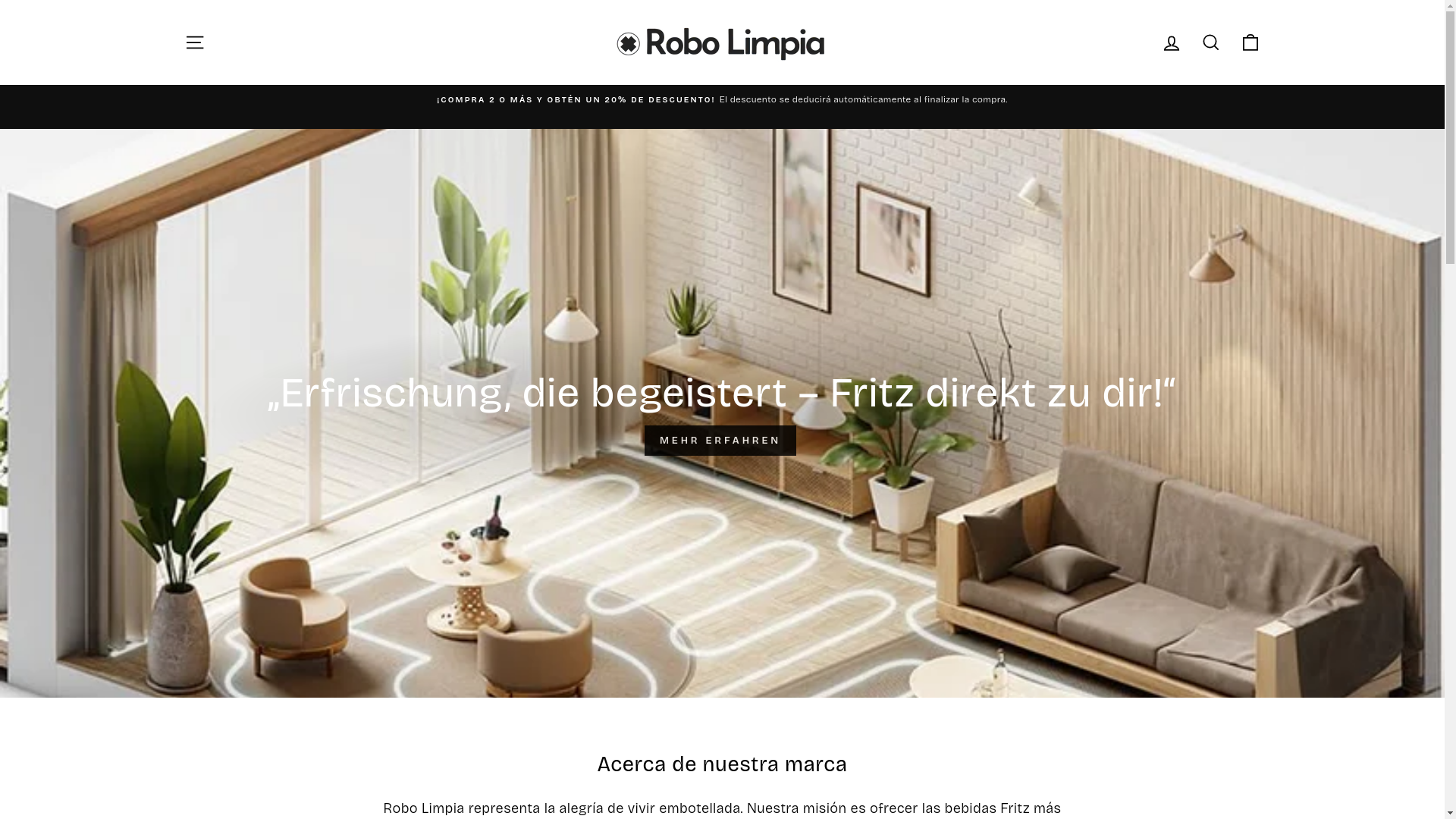 website screenshot of https://robolimpia.store/