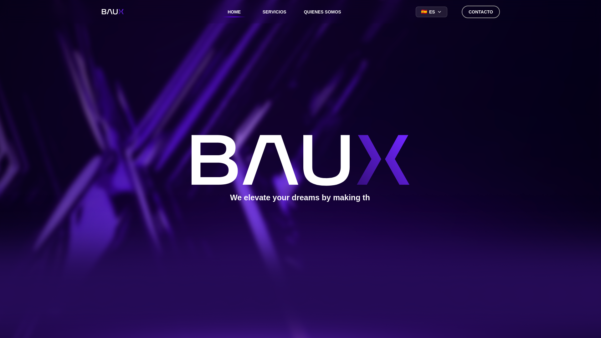 website screenshot of https://baux-frontend.pages.dev/