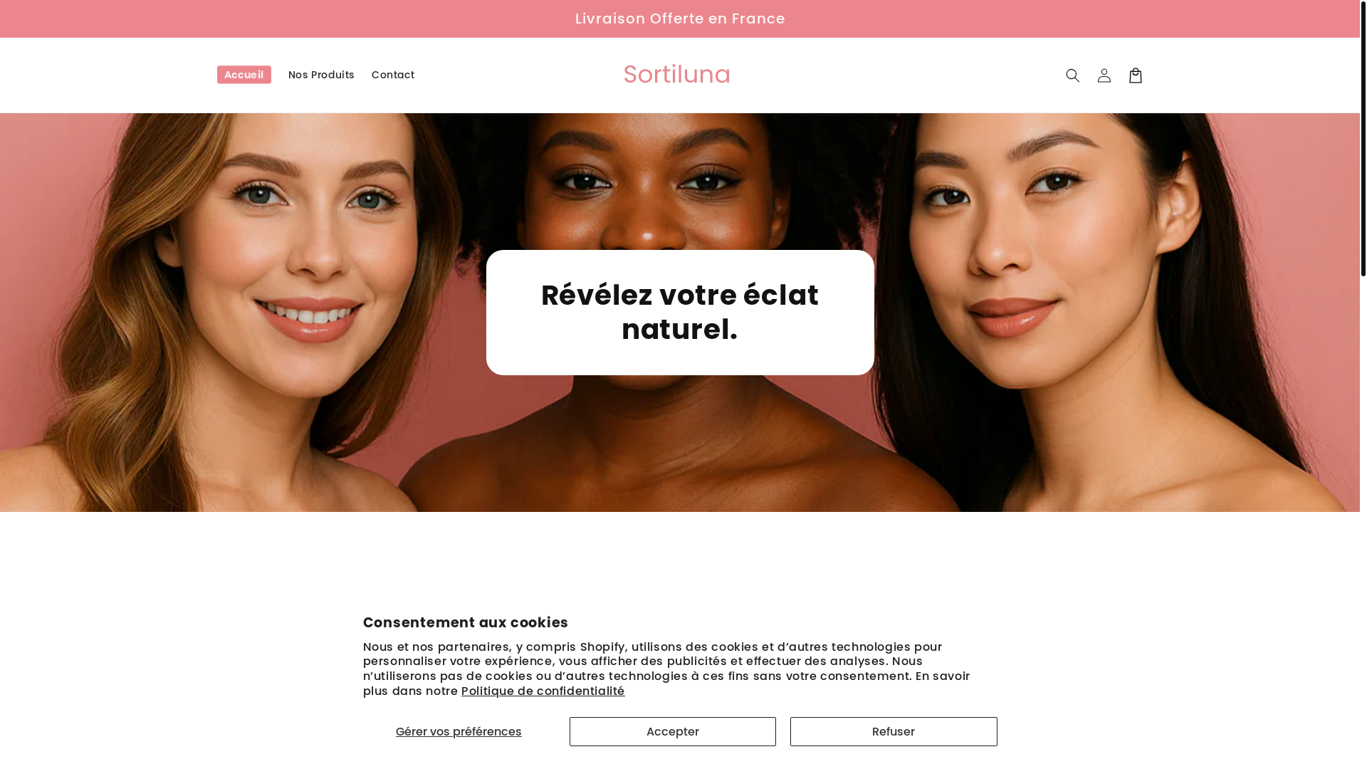 website screenshot of https://sortiluna.com/