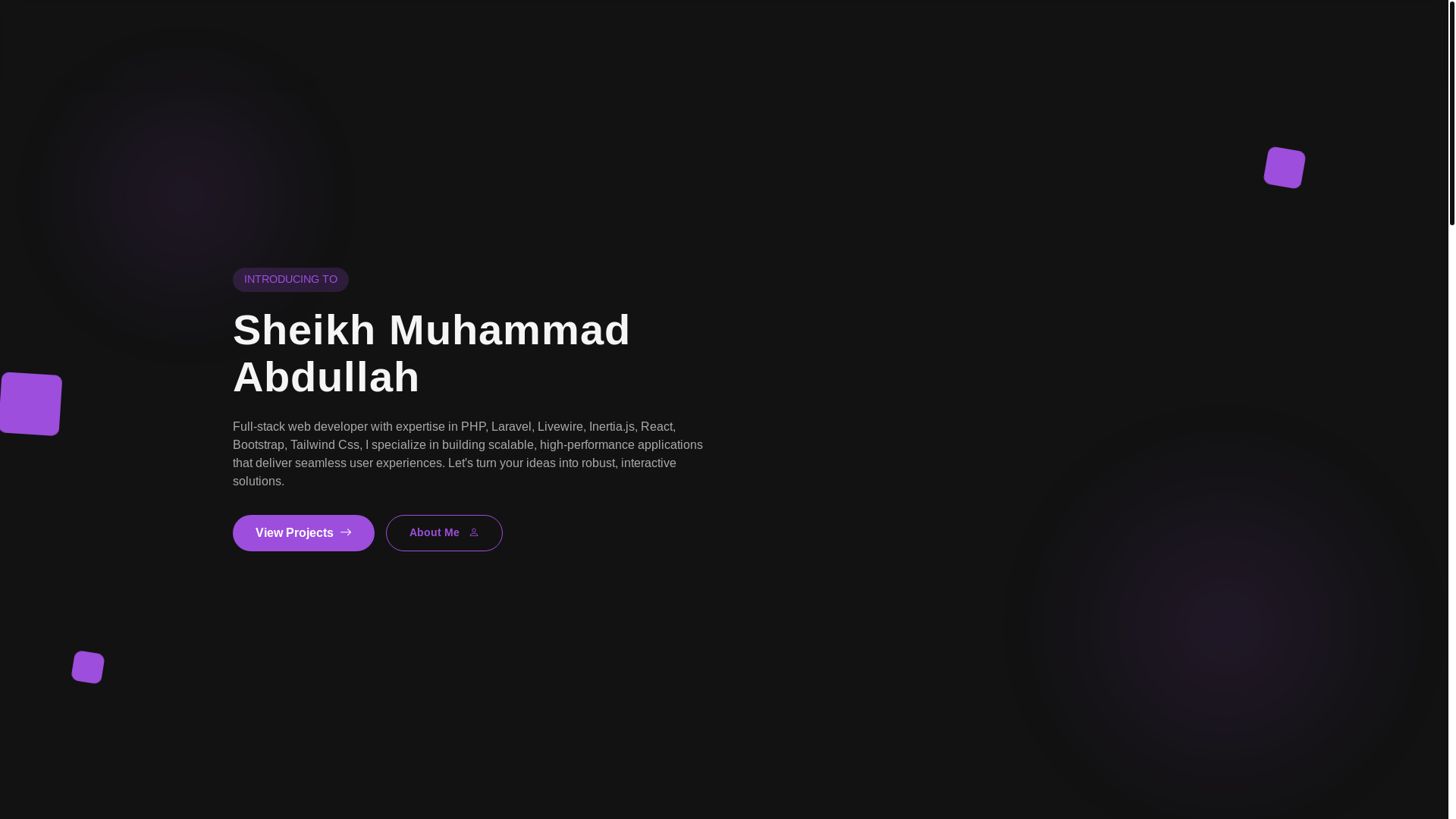 website screenshot of https://sma-devsite.site/