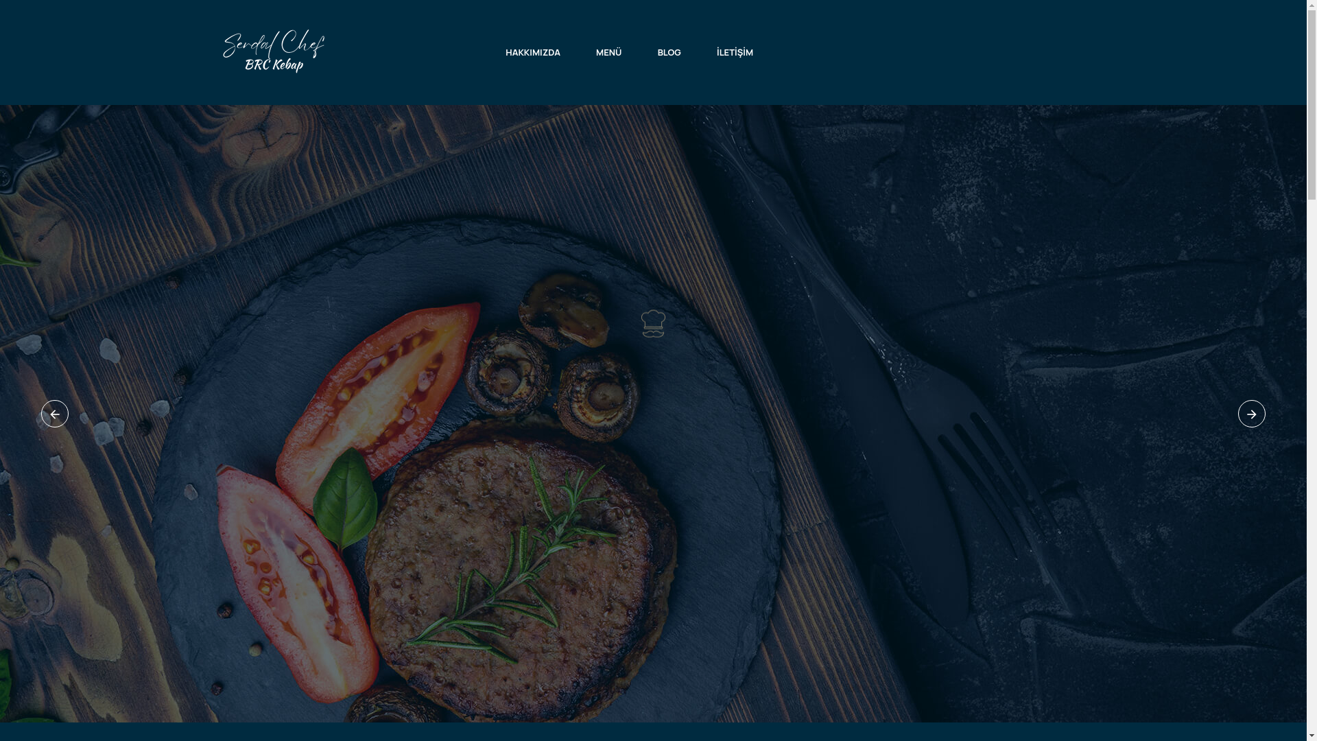 website screenshot of https://chefserdal.com.tr/
