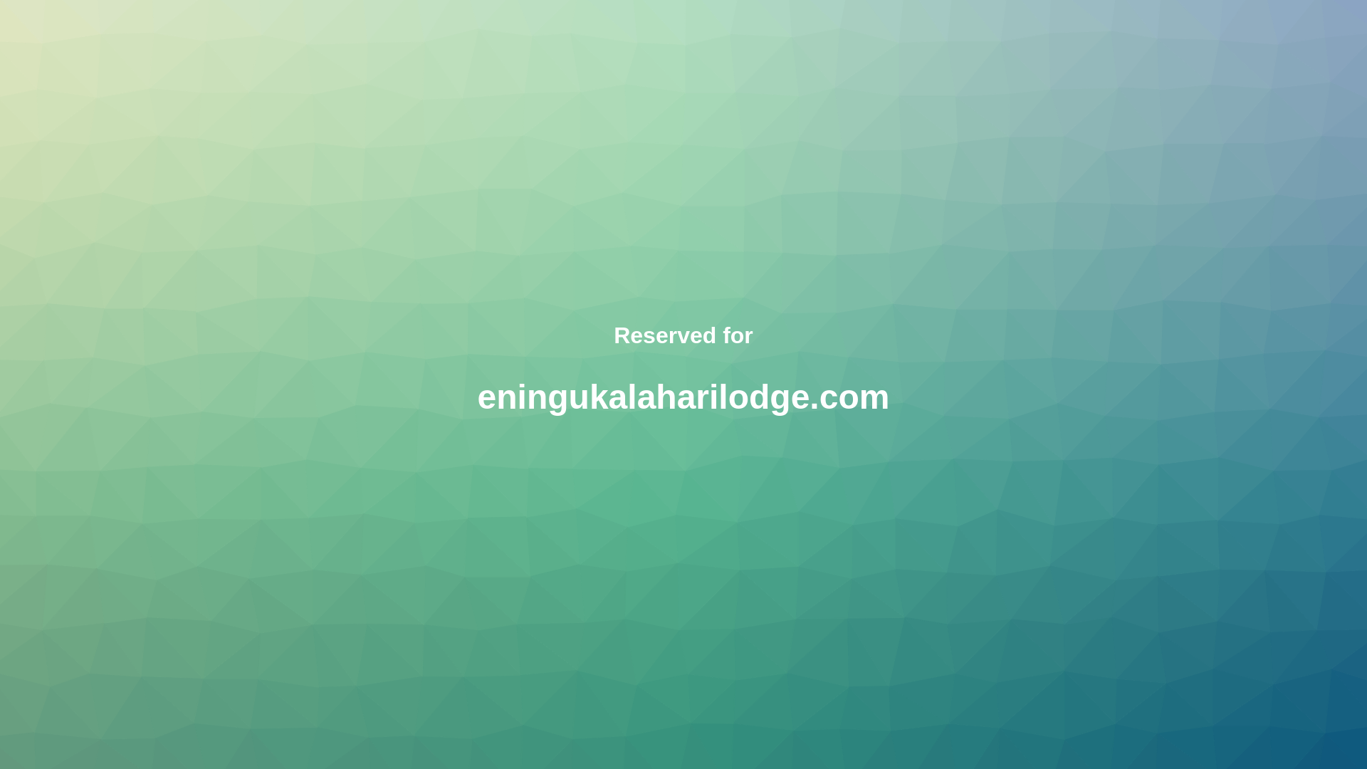 website screenshot of https://eningukalaharilodge.com/