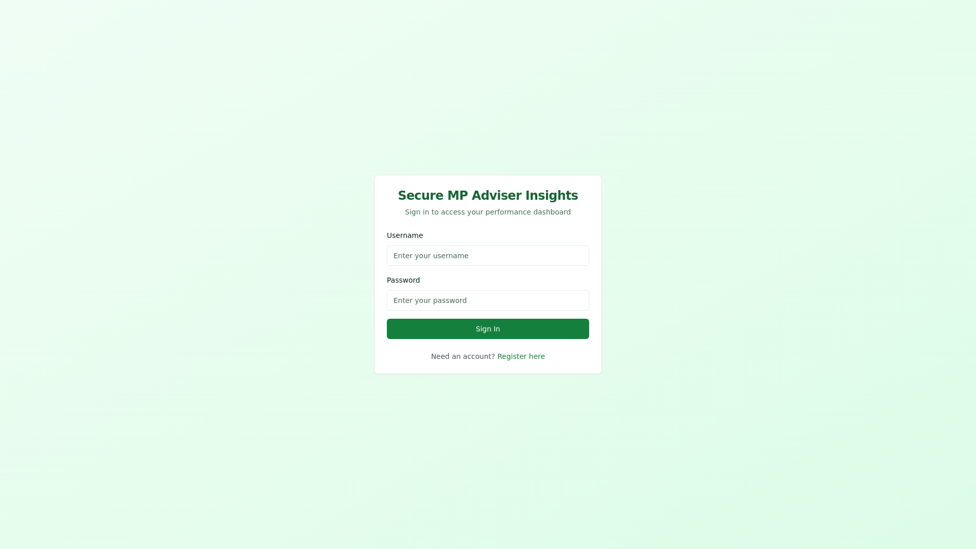 website screenshot of https://smpdashboard.co.uk/