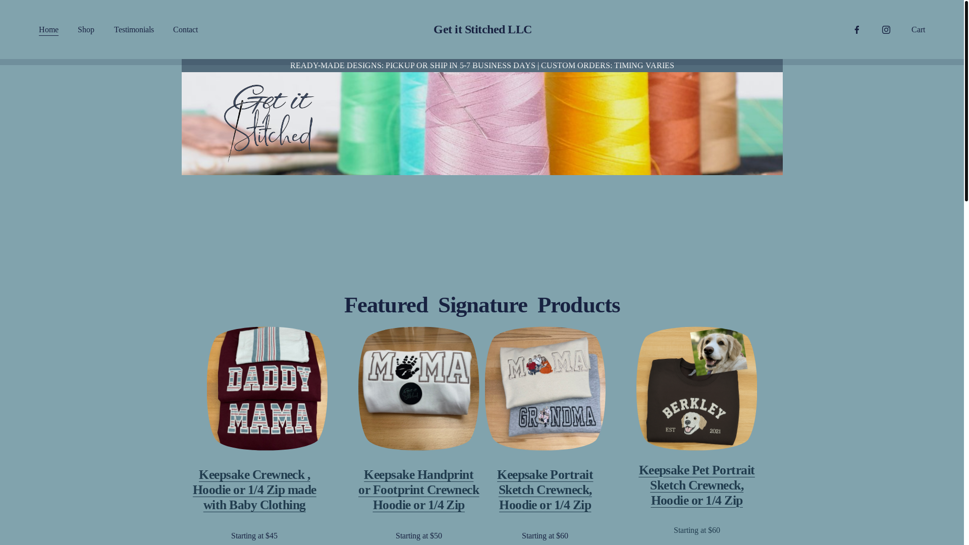 website screenshot of https://getitstitchedllc.com/