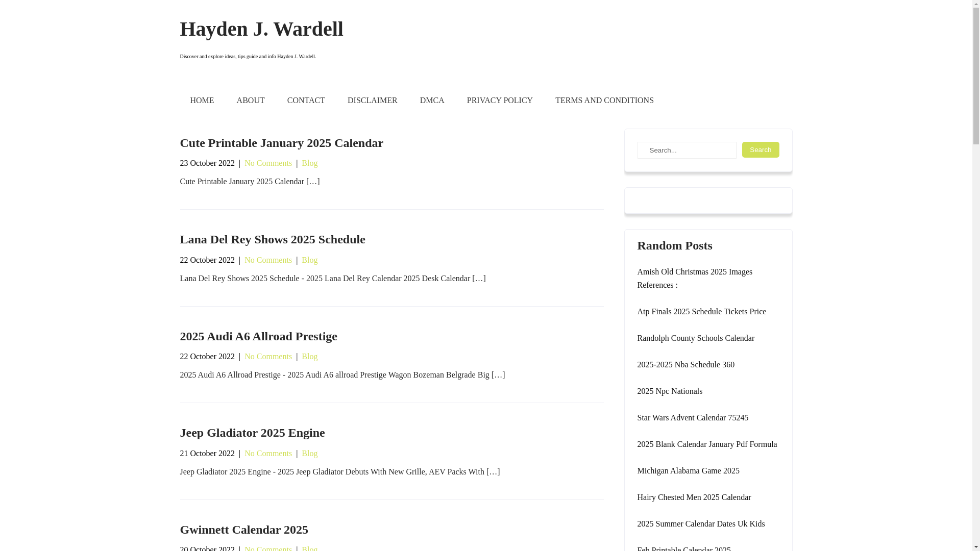 website screenshot of https://haydenjwardell.pages.dev/