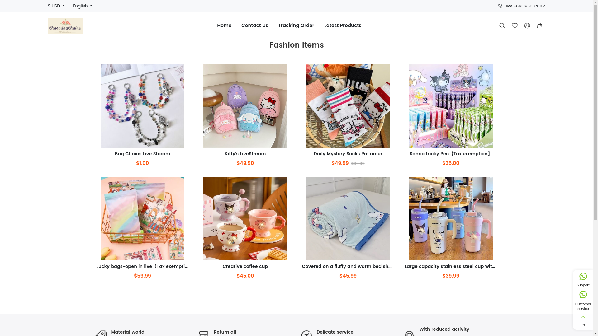 website screenshot of https://tkdiy.shop/