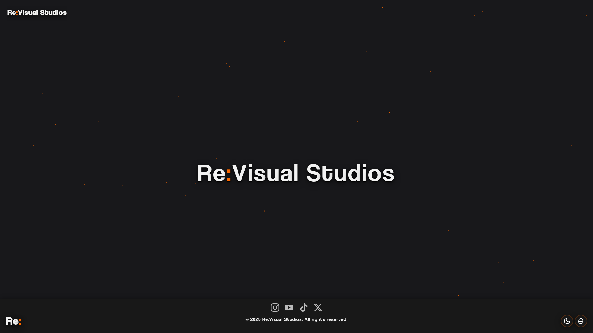website screenshot of https://revisualstudios.pages.dev/