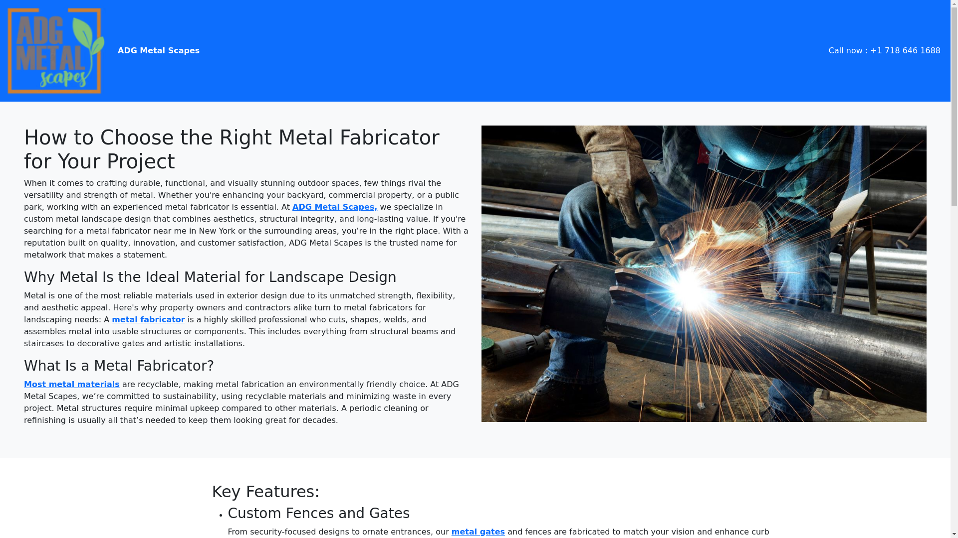 website screenshot of https://metalfabricator.pages.dev/