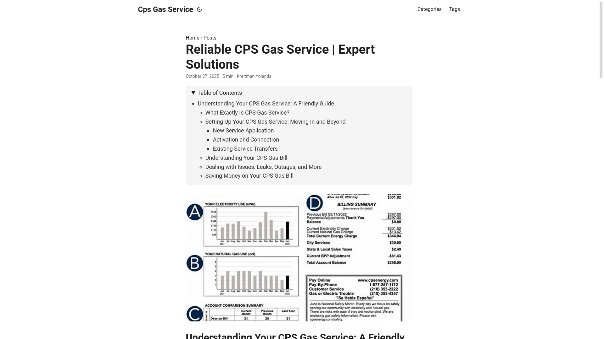 website screenshot of https://cps-gas-service.pages.dev/