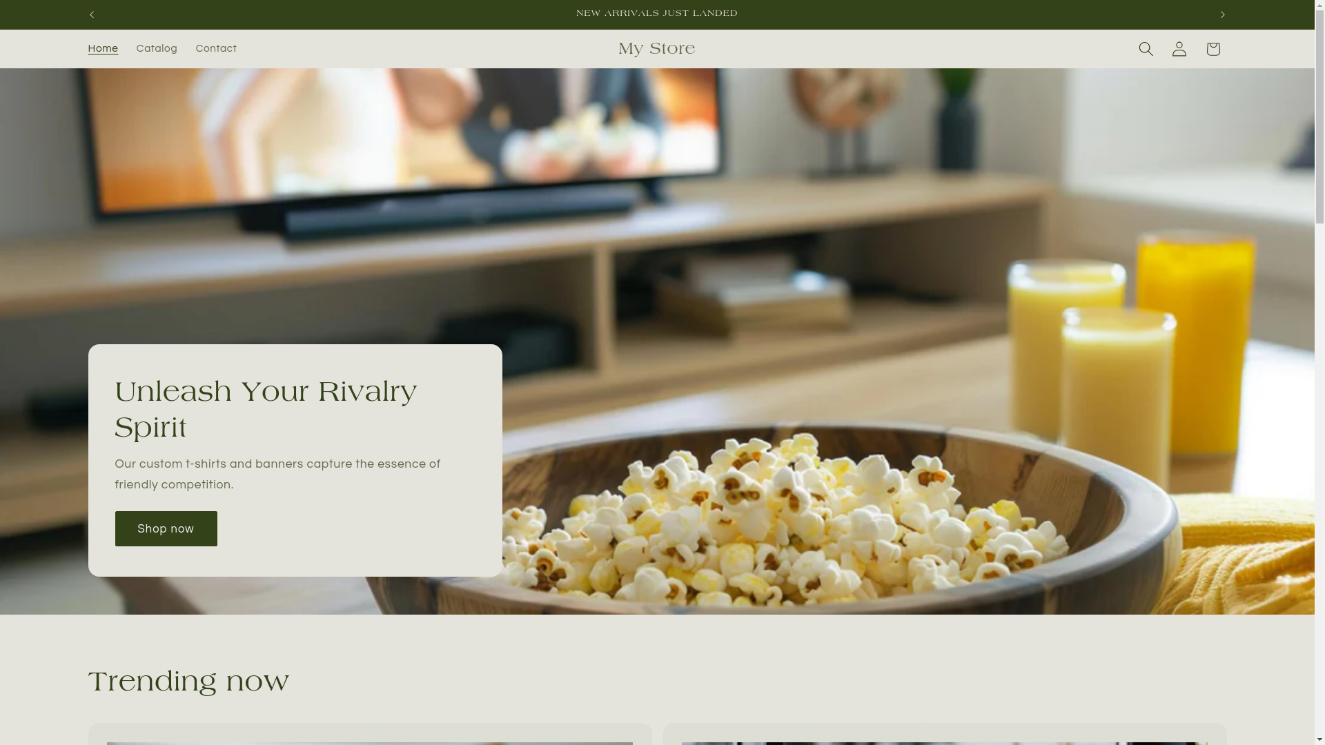 website screenshot of https://bleacherbanners.com/