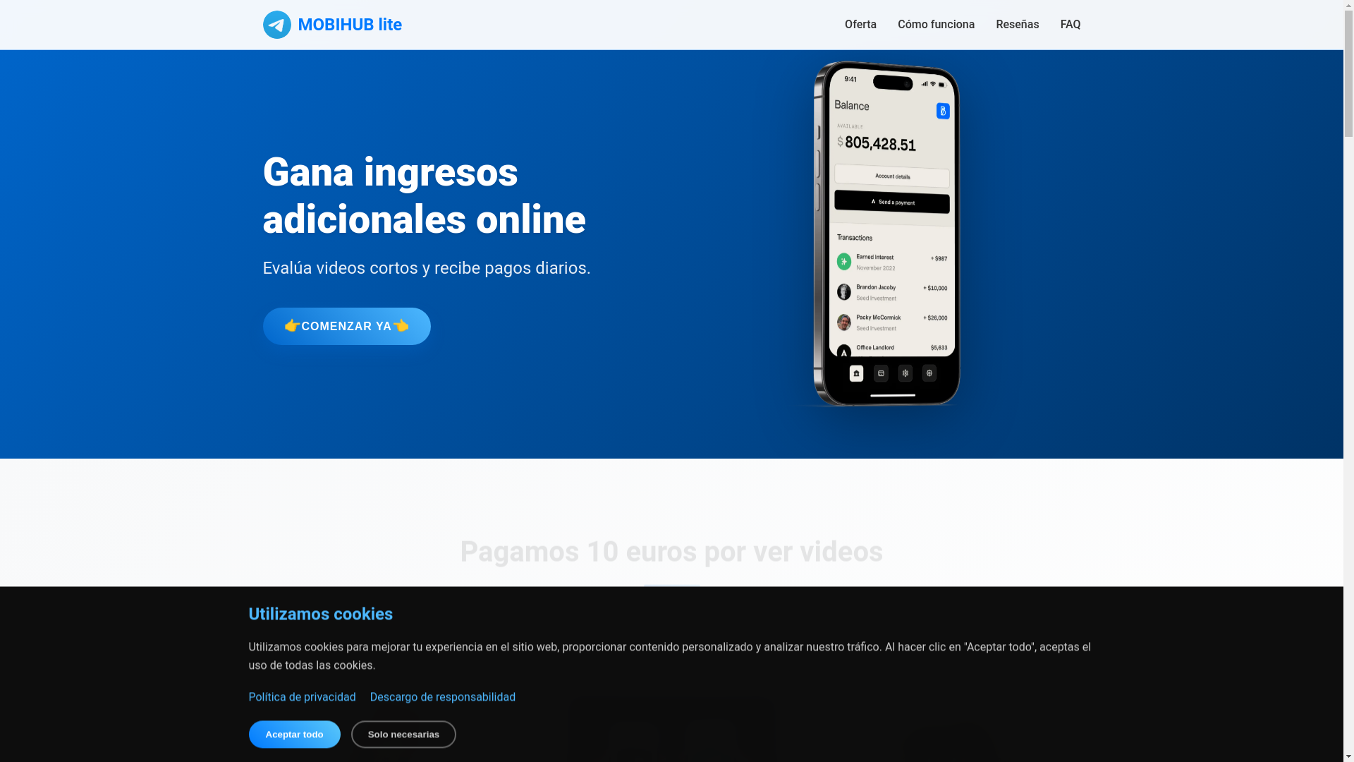 website screenshot of https://es-ganar.pages.dev/