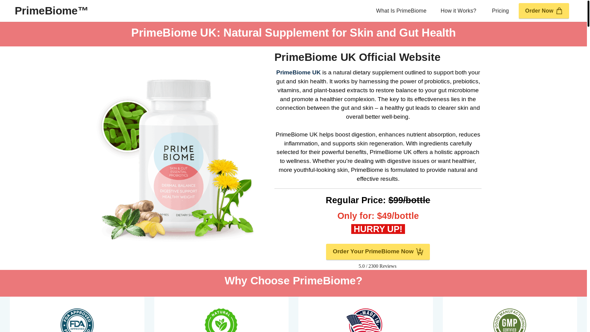 website screenshot of https://primebiome.co.uk/