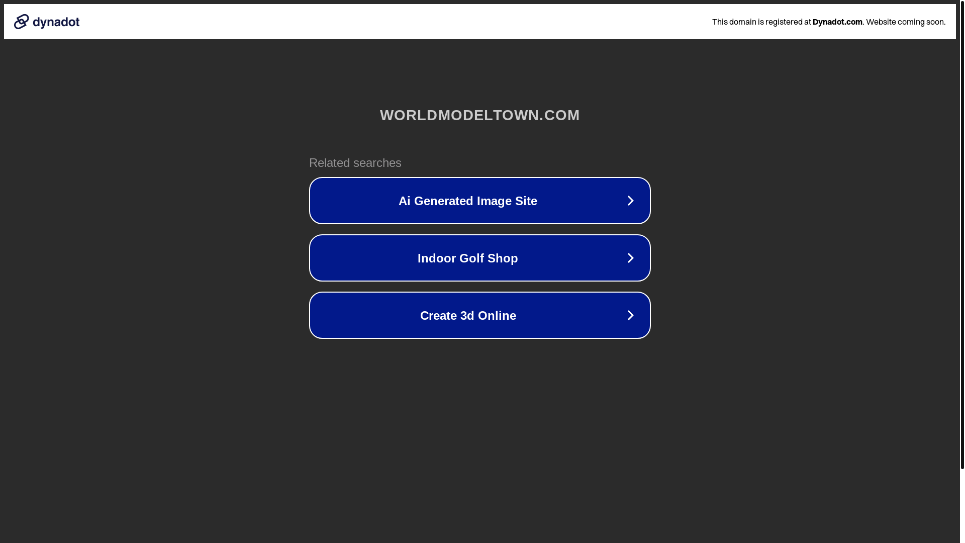 website screenshot of https://worldmodeltown.com/