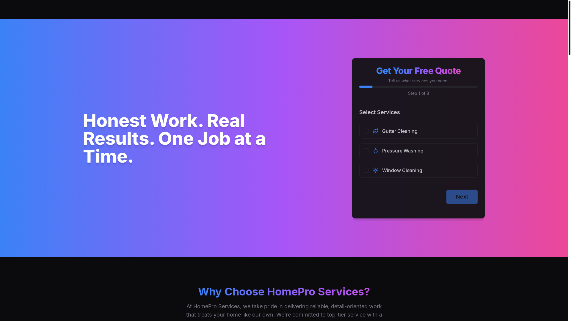 website screenshot of https://centralilwash.com/