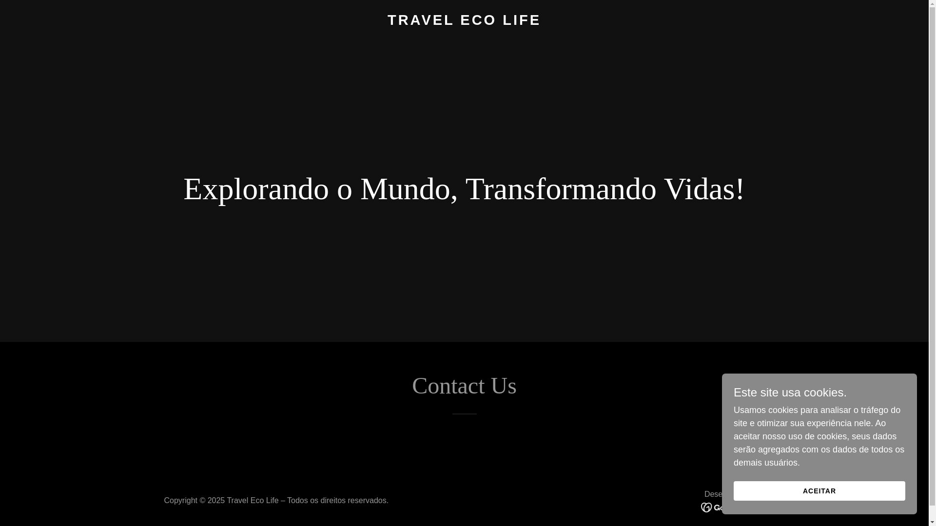 website screenshot of https://travelecolife.com/