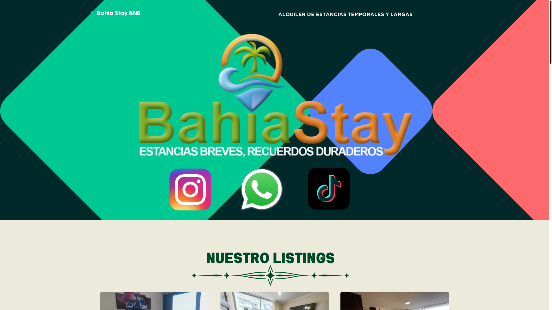 website screenshot of https://bahiastay.com/