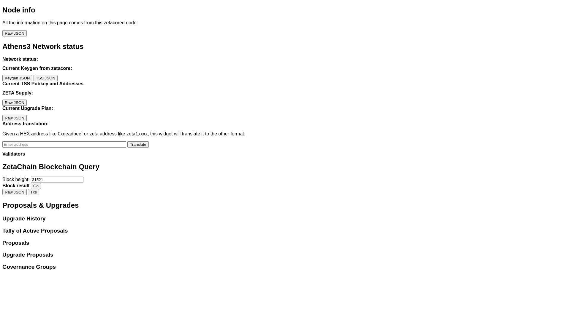 website screenshot of https://zetachain-network-console.pages.dev/
