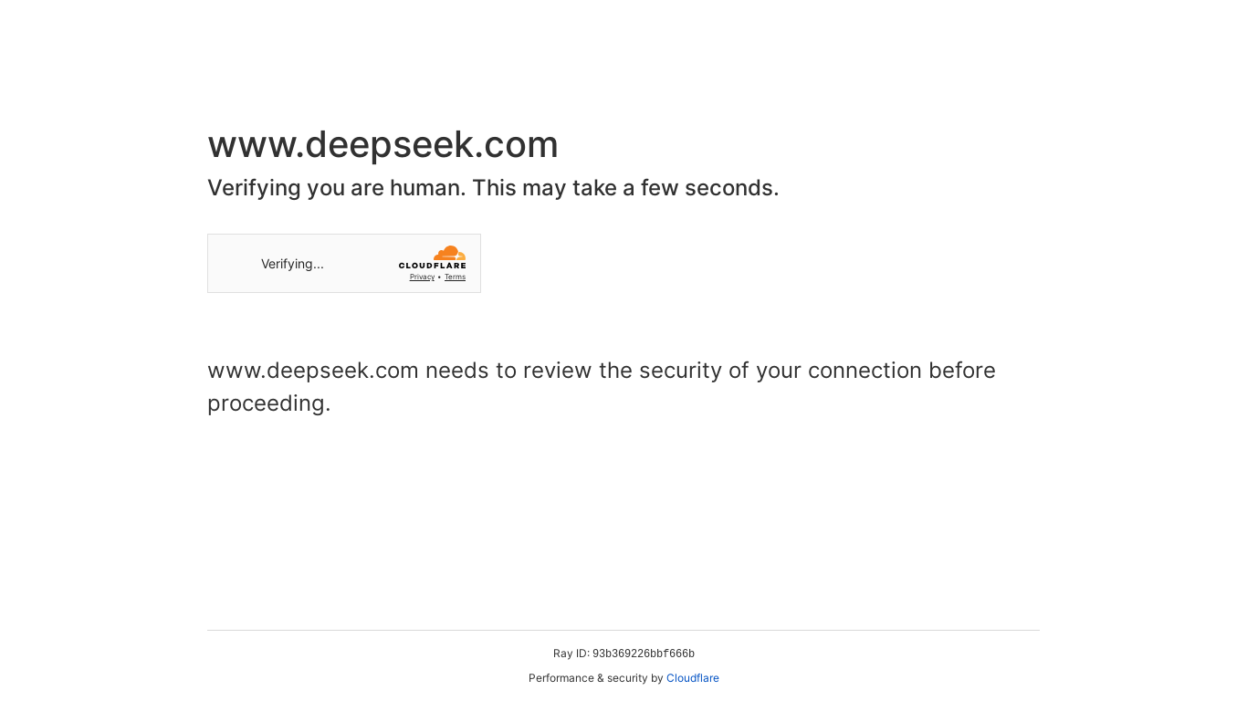 website screenshot of https://deepseek.com