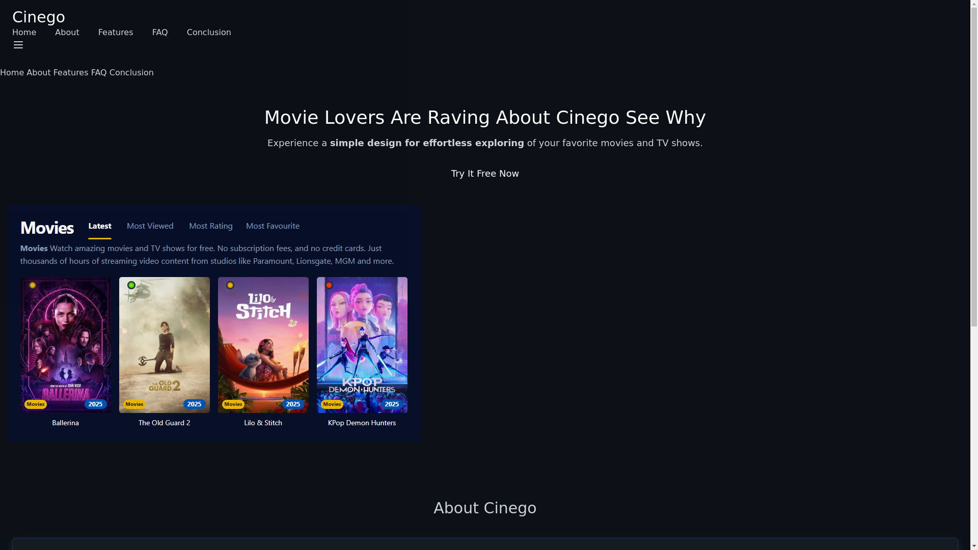 website screenshot of https://cinego-oywa.pages.dev/