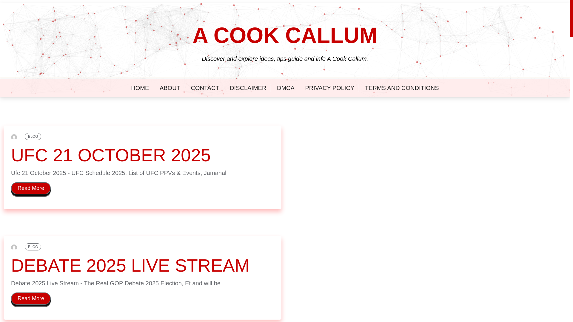 website screenshot of https://acookcallum.pages.dev/